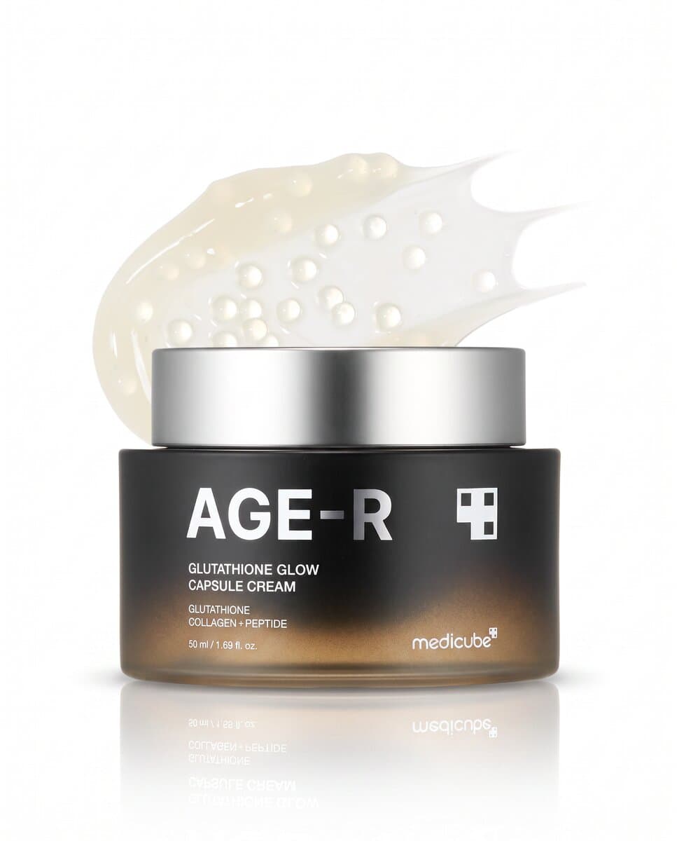 Medicube AGE-R Glutathione Glow Capsule, осветляющий крем с капсулами глутатиона для сияния кожи, 50мл