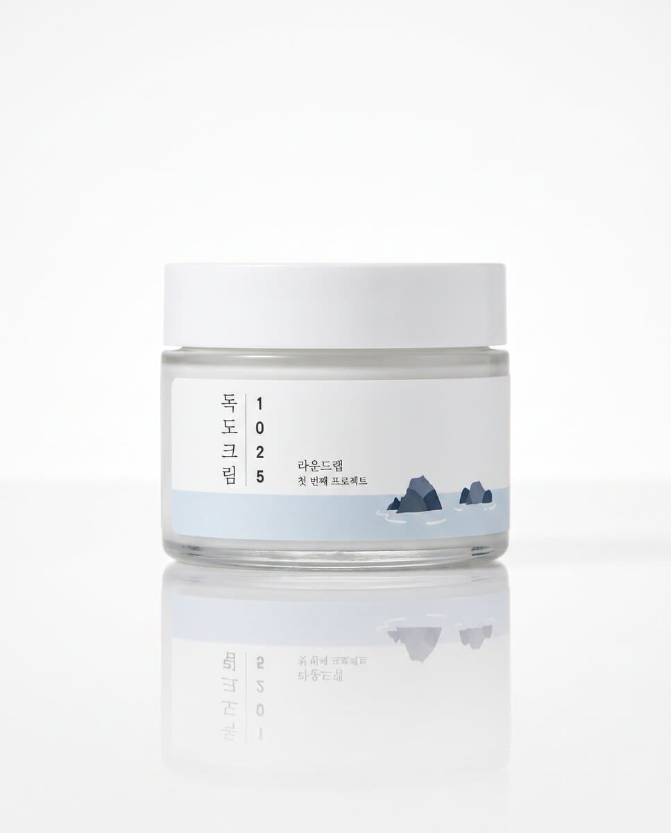 Round Lab 1025 Dokdo Cream, увлажняющий крем с керамидами и морской водой, 80мл