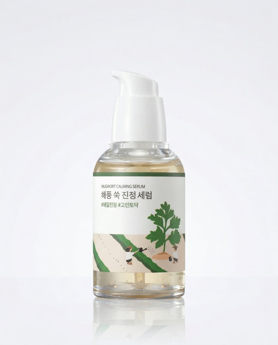 Round Lab Mugwort Calming Serum, успокаивающая сыворотка с экстрактом полыни, 50мл