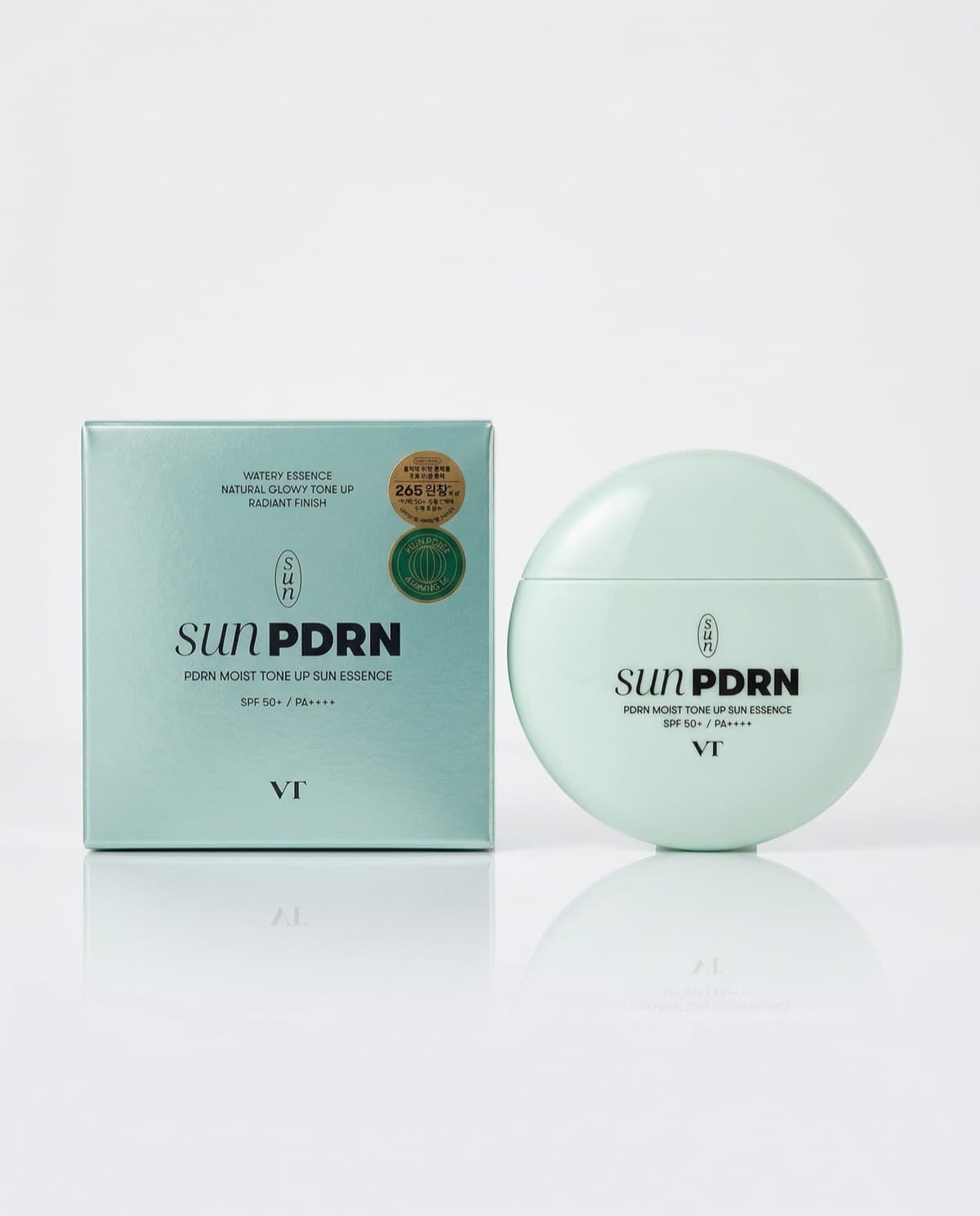 VT Cosmetics PDRN Moist Tone Up Sun Essence SPF50+ PA++++, антивозрастная солнцезащитная эссенция, 50мл