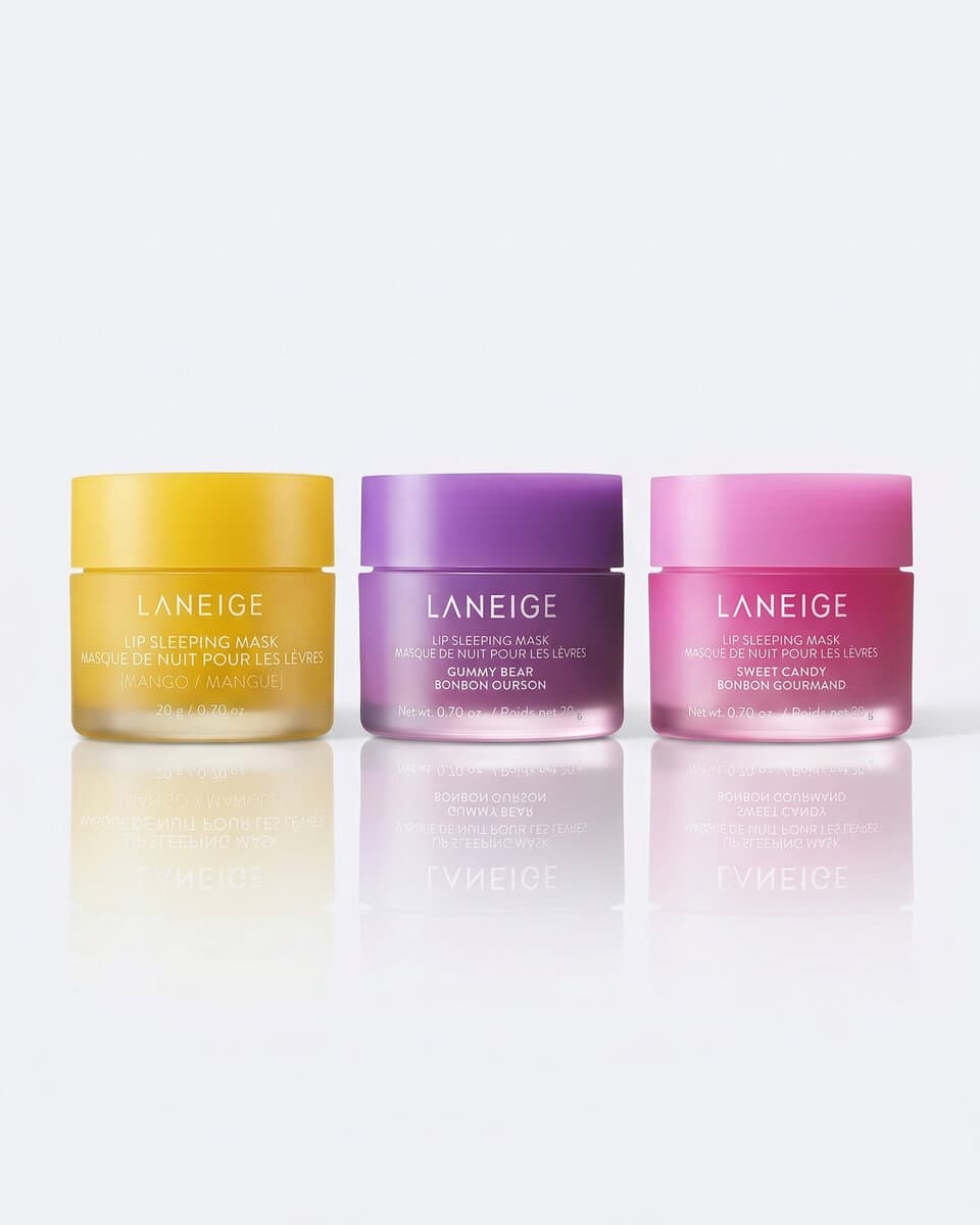 Laneige Lip Sleeping Mask, ночная маска для губ, 20г (лимитированная версия) — манго / мармеладные мишки / карамельки