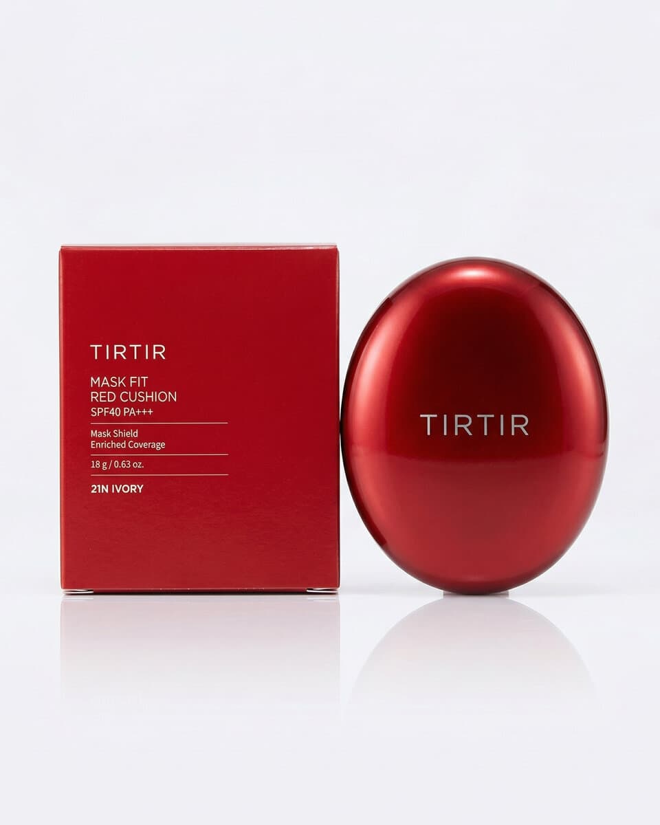 Tirtir Mask Fit Red Cushion, стойкий кушон с полуматовым финишем, тон 23, 18г