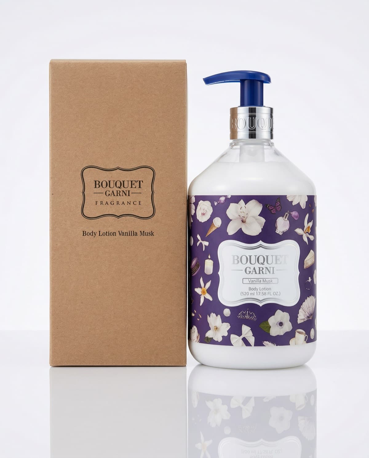 Bouquet Garni Парфюмированный гель для душа Vanilla Musk (Ваниль и мускус), 520мл