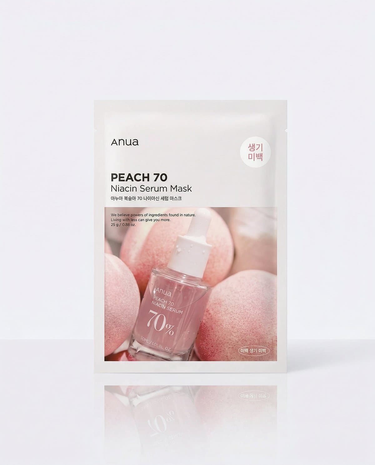 Anua Тканевая маска с персиком Peach 70 Niacin Serum Mask, 25г