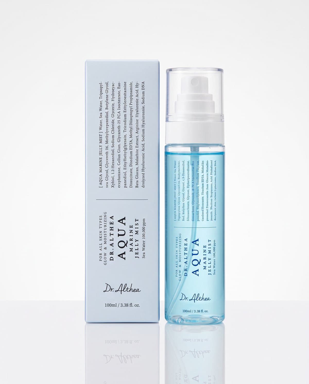 Dr.Althea Aqua Marine Jelly Mist, увлажняющий желе-мист с ПДРН и морской водой, 100мл