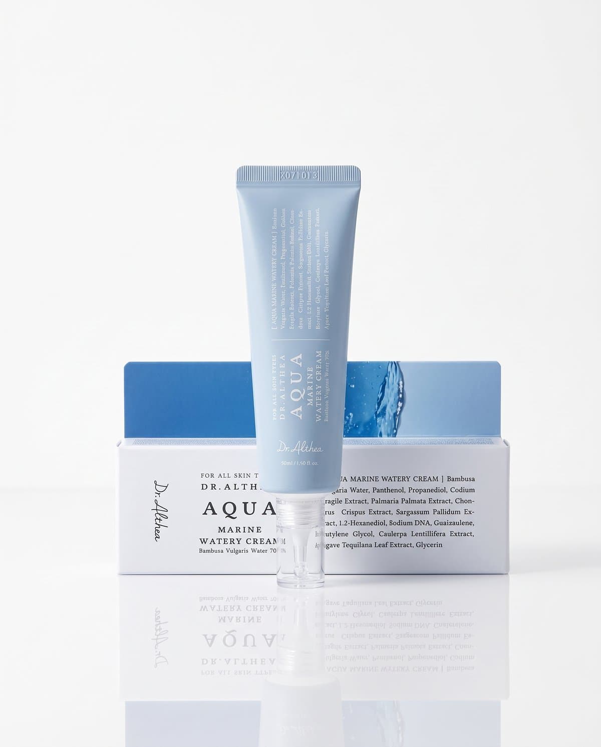 Dr.Althea Aqua Marine Watery Cream, ультраувлажняющий крем с ПДРН и бамбуковой водой, 50мл