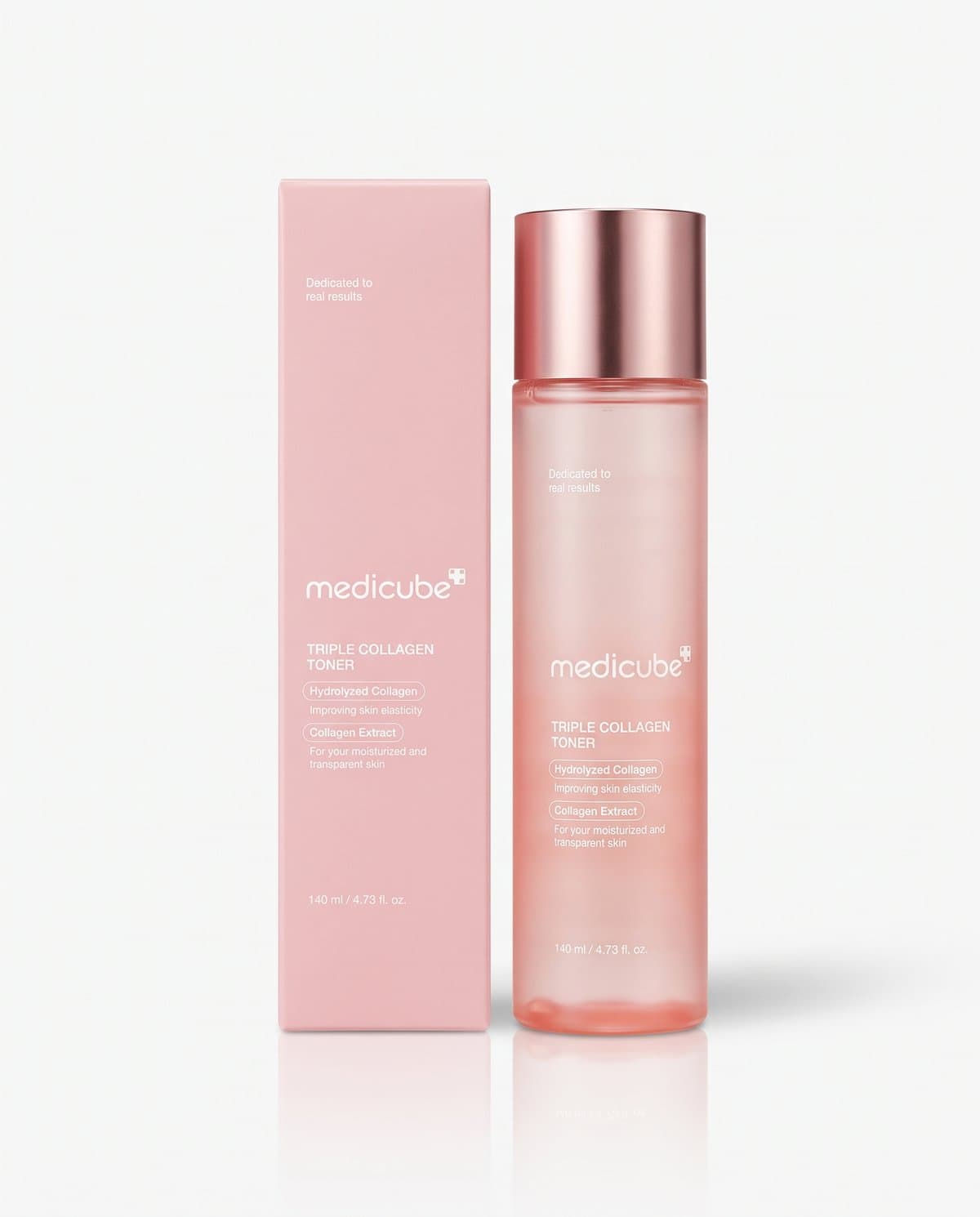Medicube Triple Collagen Toner 4.0, укрепляющий тонер для лица с коллагеном, 140мл