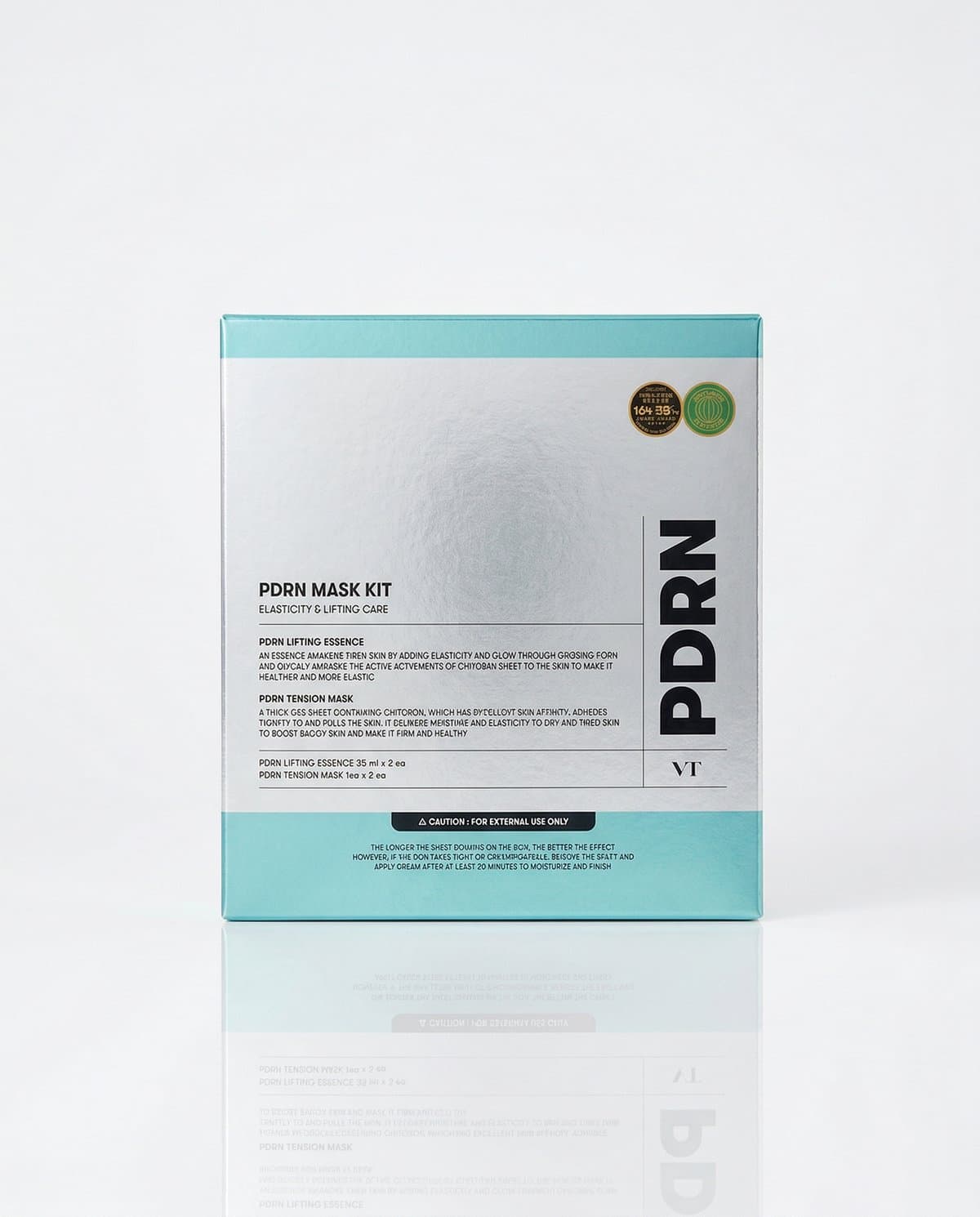 VT Cosmetics PDRN Mask Kit, набор тканевых масок с ПДРН (лифтинг), 2шт×35мл