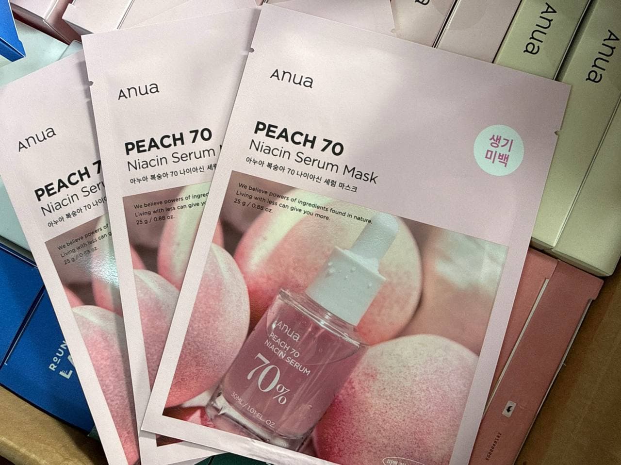 Anua Тканевая маска с персиком Peach 70 Niacin Serum Mask, 25г
