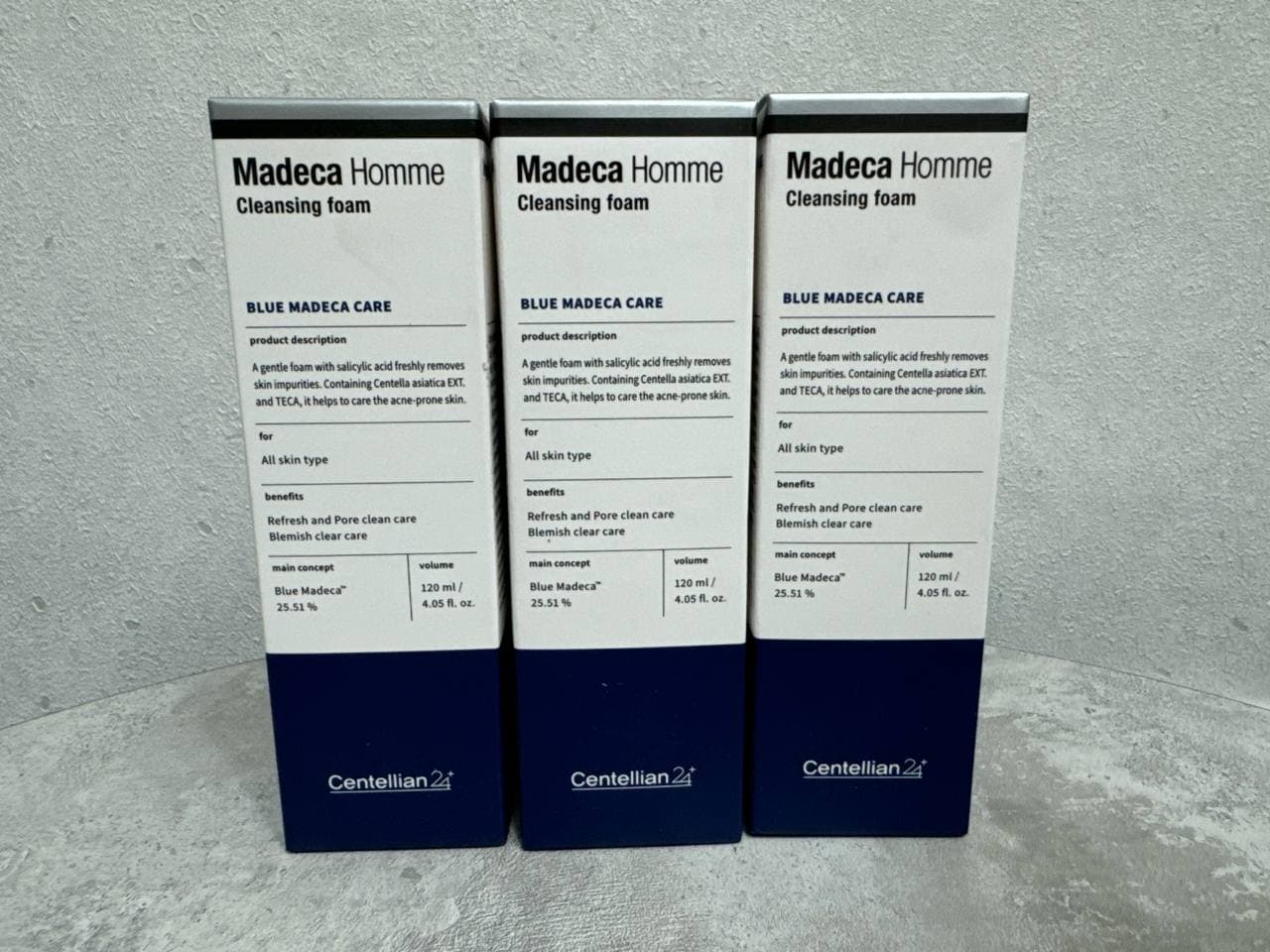 Centellian24 Madeca Homme Cleansing Foam, мужская пенка для умывания, 120мл