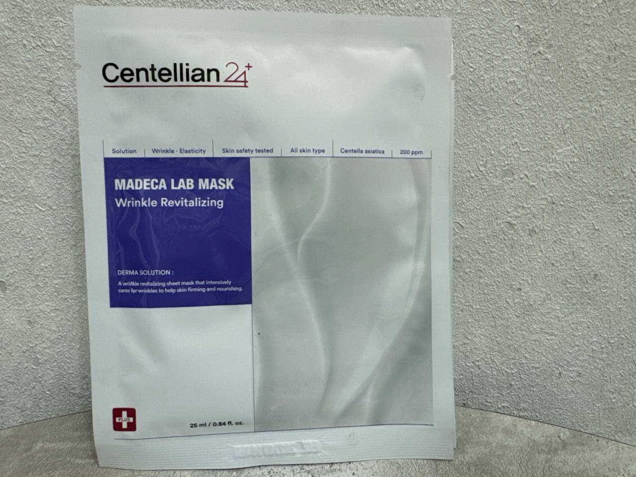Centellian24 Madeca Lab Mask Wrinkle Revitalizing, восстанавливающая тканевая маска, 25мл