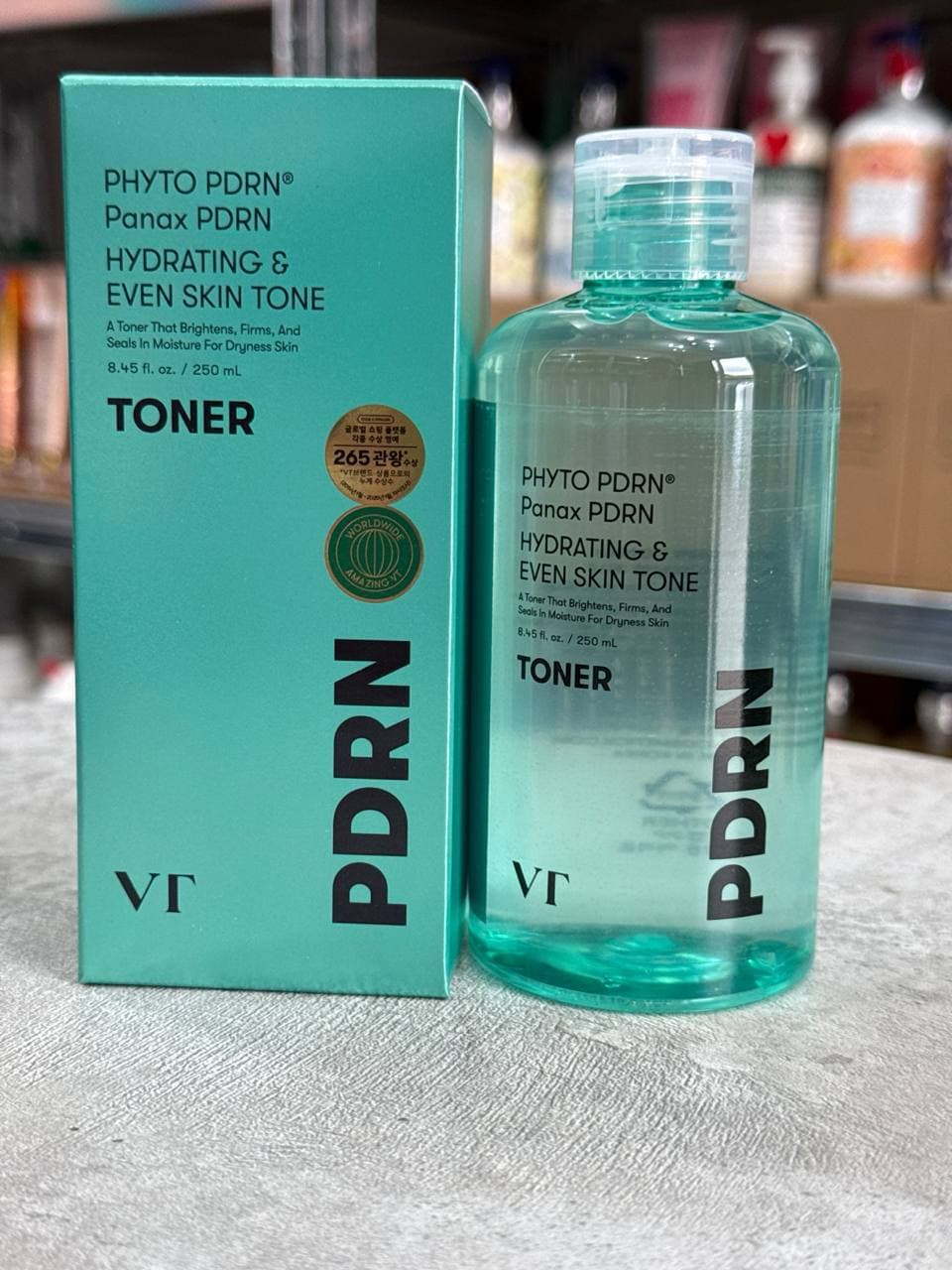 VT Cosmetics PDRN Toner, увлажняющий тонер с ПДРН для упругости и сияния кожи, 250мл