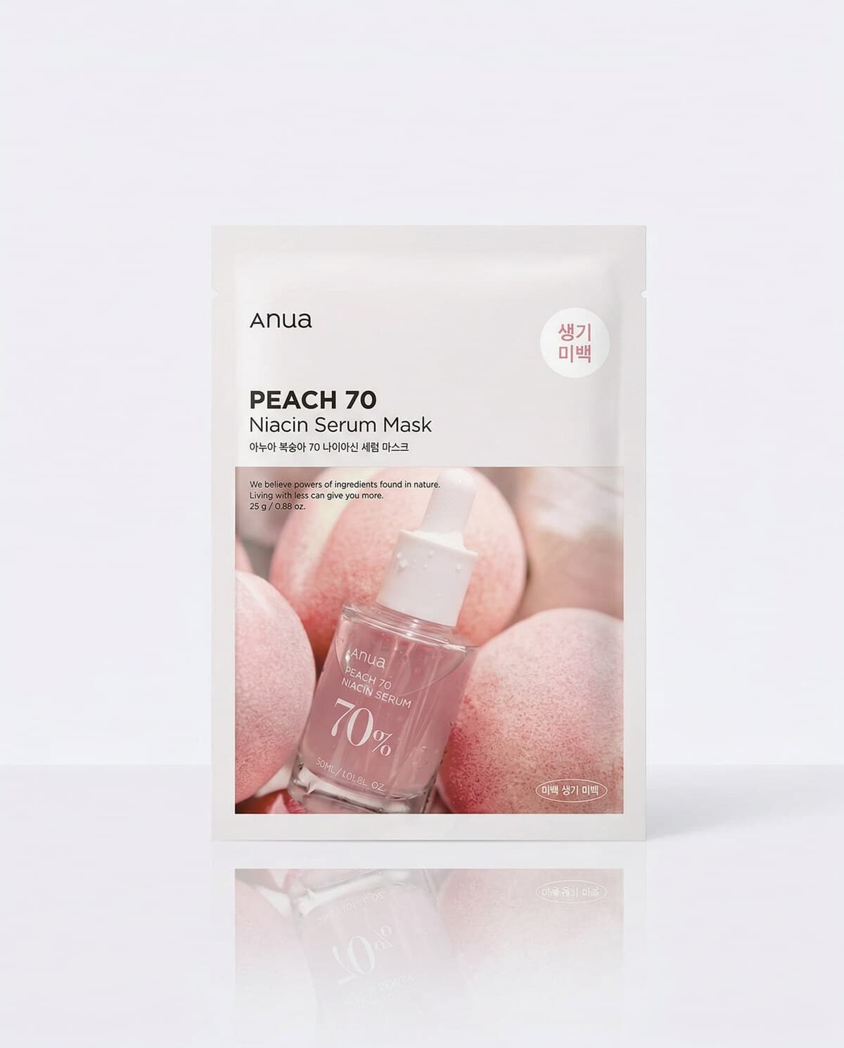 Anua Тканевая маска с персиком Peach 70 Niacin Serum Mask, 25г