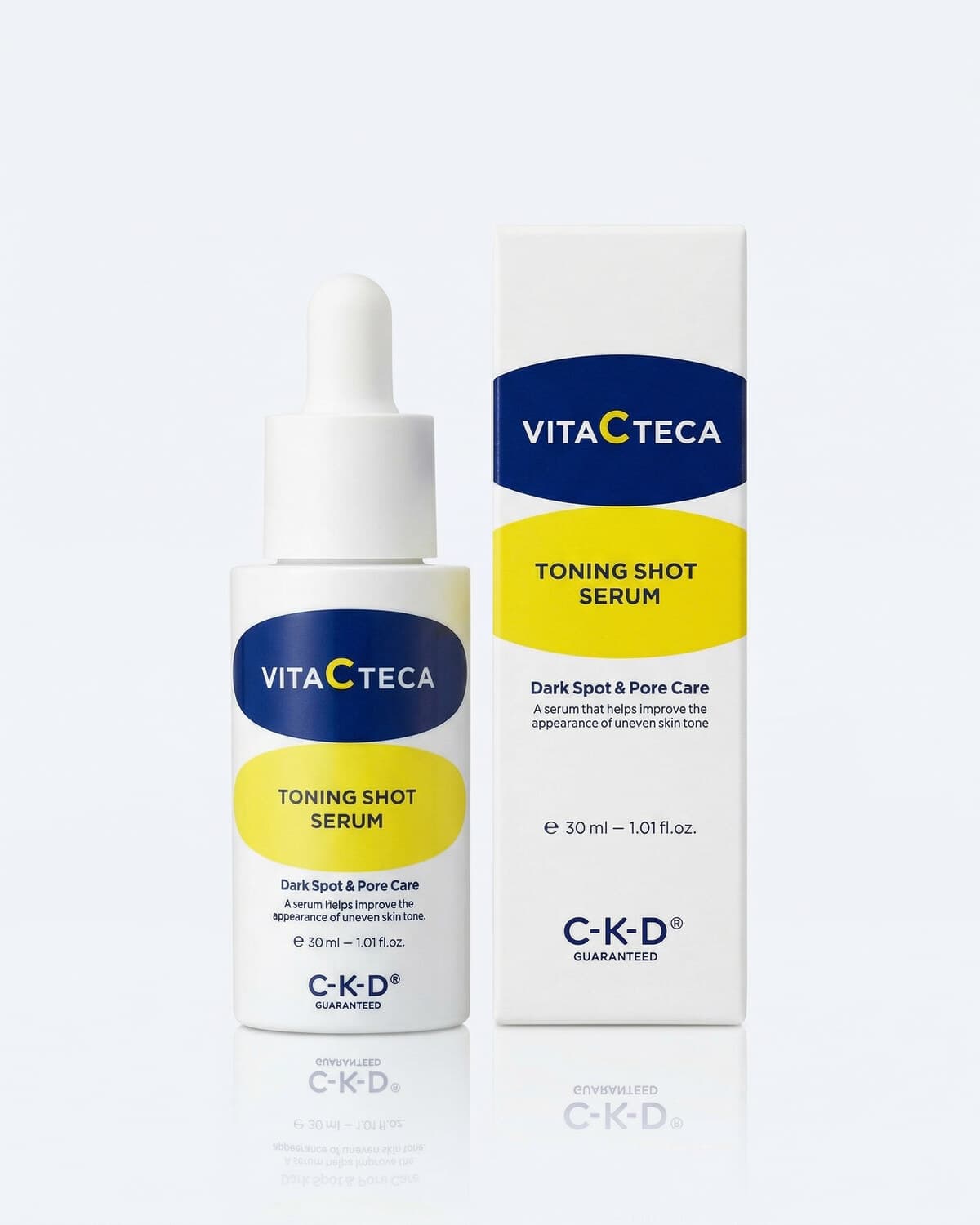 CKD Vita C Teca Toning Shot Serum, ампула с витамином С и спикулами, 30мл