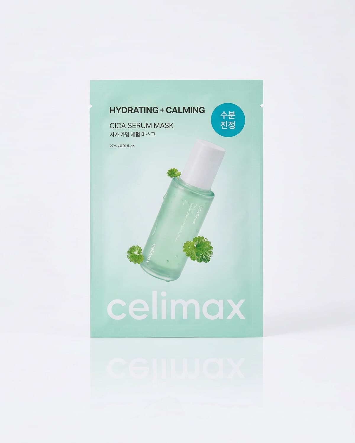 Celimax Тканевая маска ампульная с центеллой The Real Cica Calming Serum Mask, 27мл