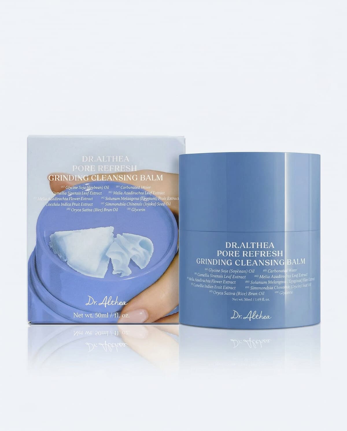 Dr.Althea Pore Refresh Grinding Cleansing Balm, гидрофильный бальзам с азуленом и рисом, 50мл