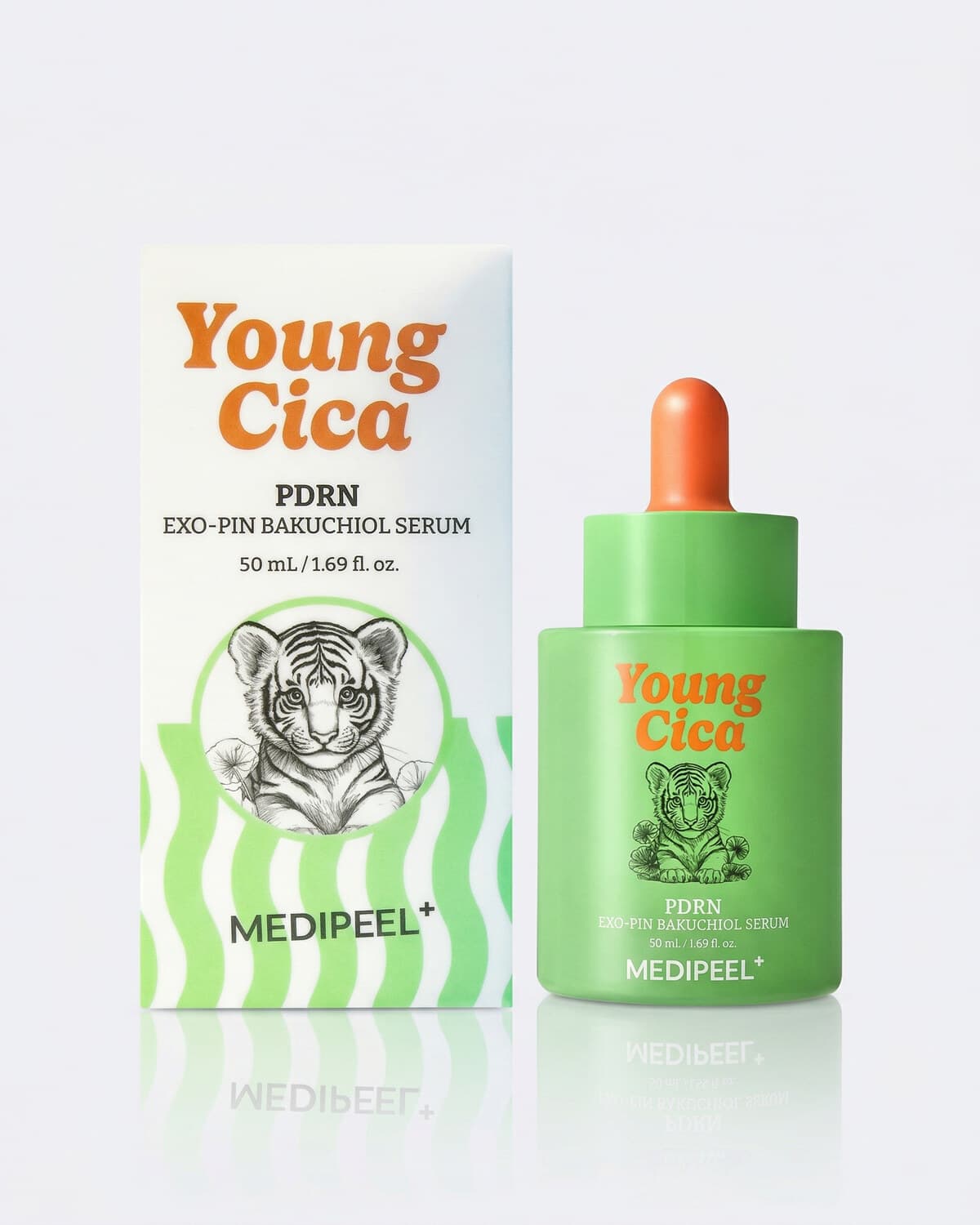 Medi-Peel Young Cica PDRN Exo-Pin Bakuchiol Serum, укрепляющая сыворотка с ПДРН и бакучиолом, 50мл