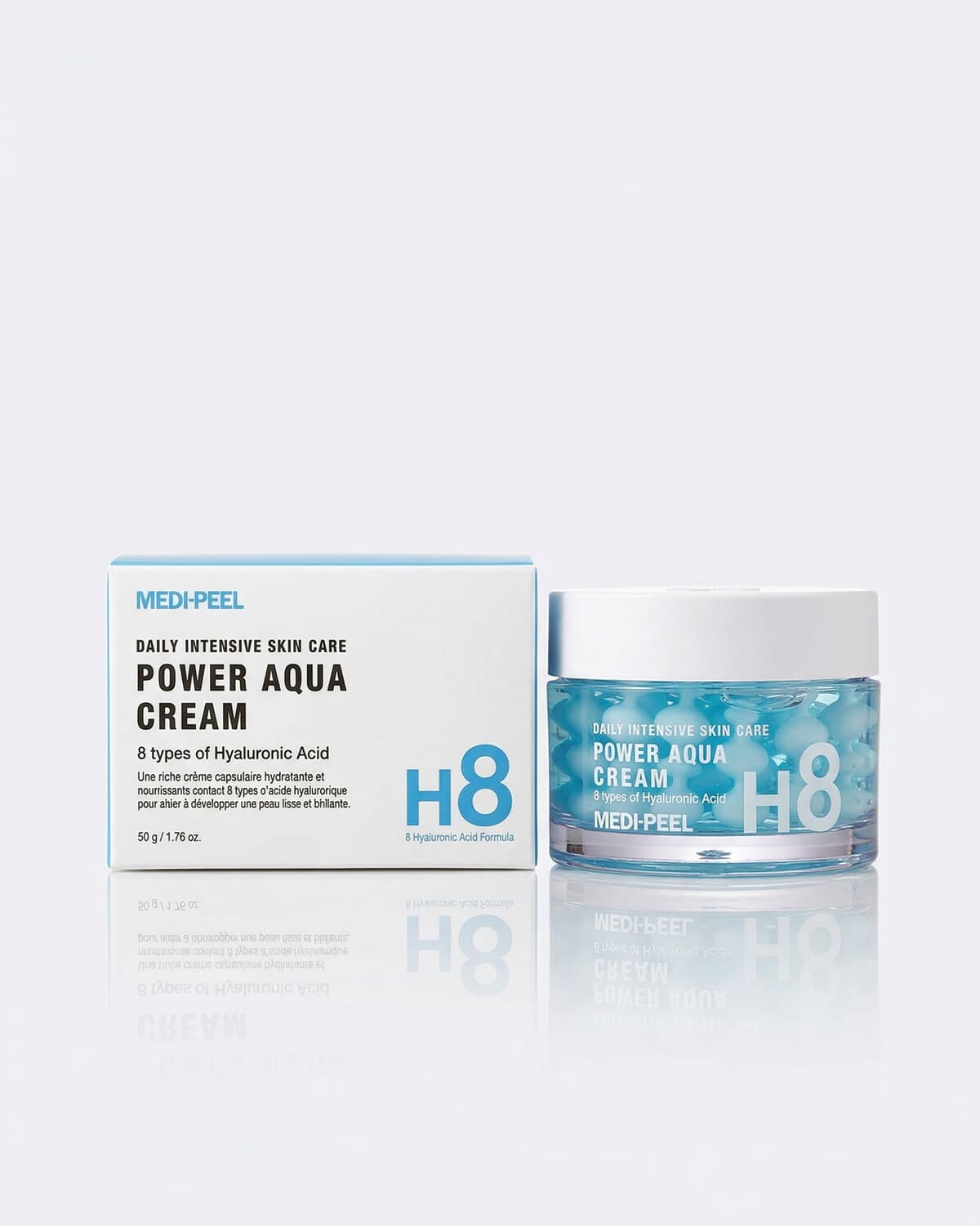 Medi-Peel Power Aqua Cream, лифтинг-крем с пептидными капсулами, 50мл