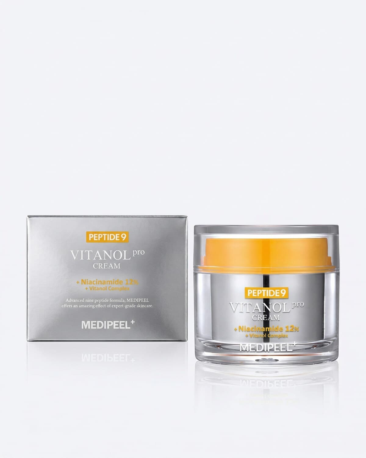 Medi-Peel Peptide 9 Vitanol PRO Cream, лифтинг-крем с пептидами и 12% ниацинамида, 50мл