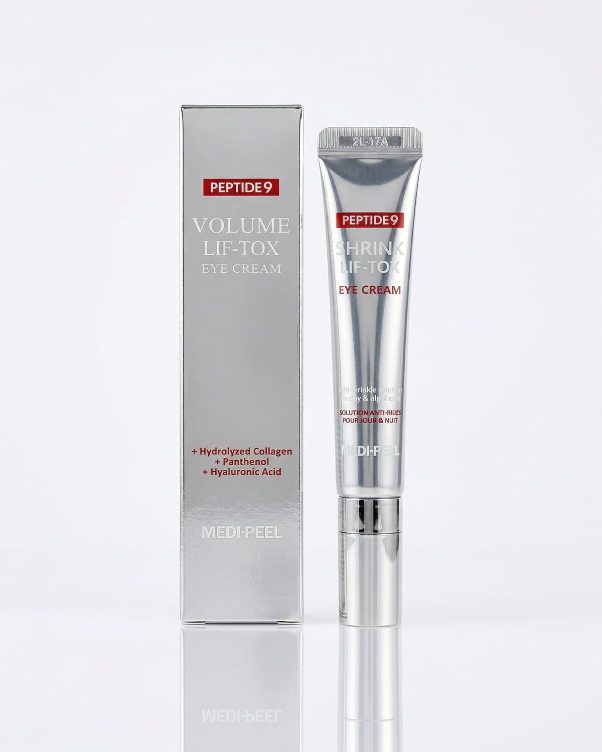 Medi-Peel Peptide 9 Volume Lif-Tox Eye Cream, интенсивный массажный крем для век, 20мл