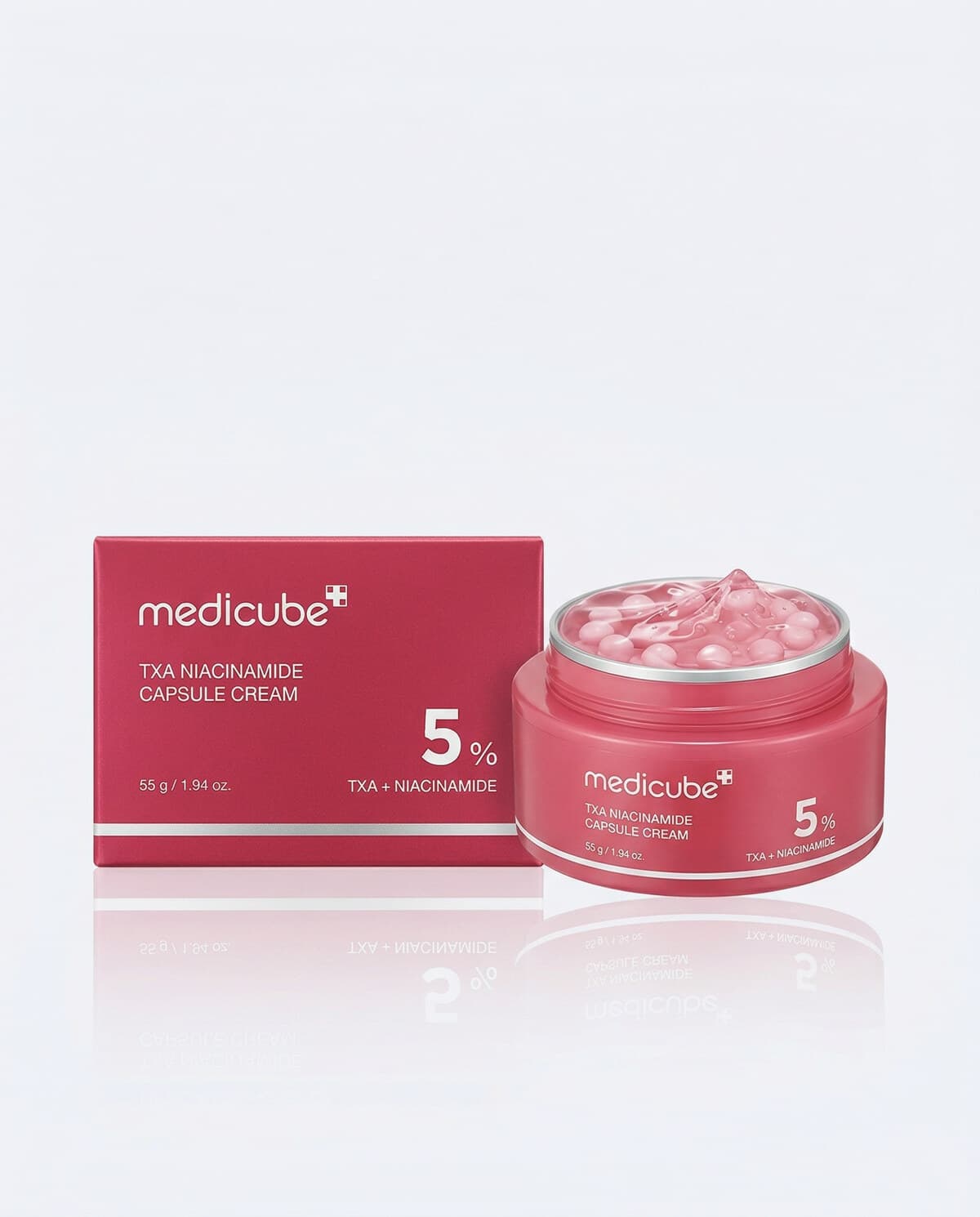 Medicube TXA Niacinamide Capsule Cream, осветляющий капсульный крем, 55мл