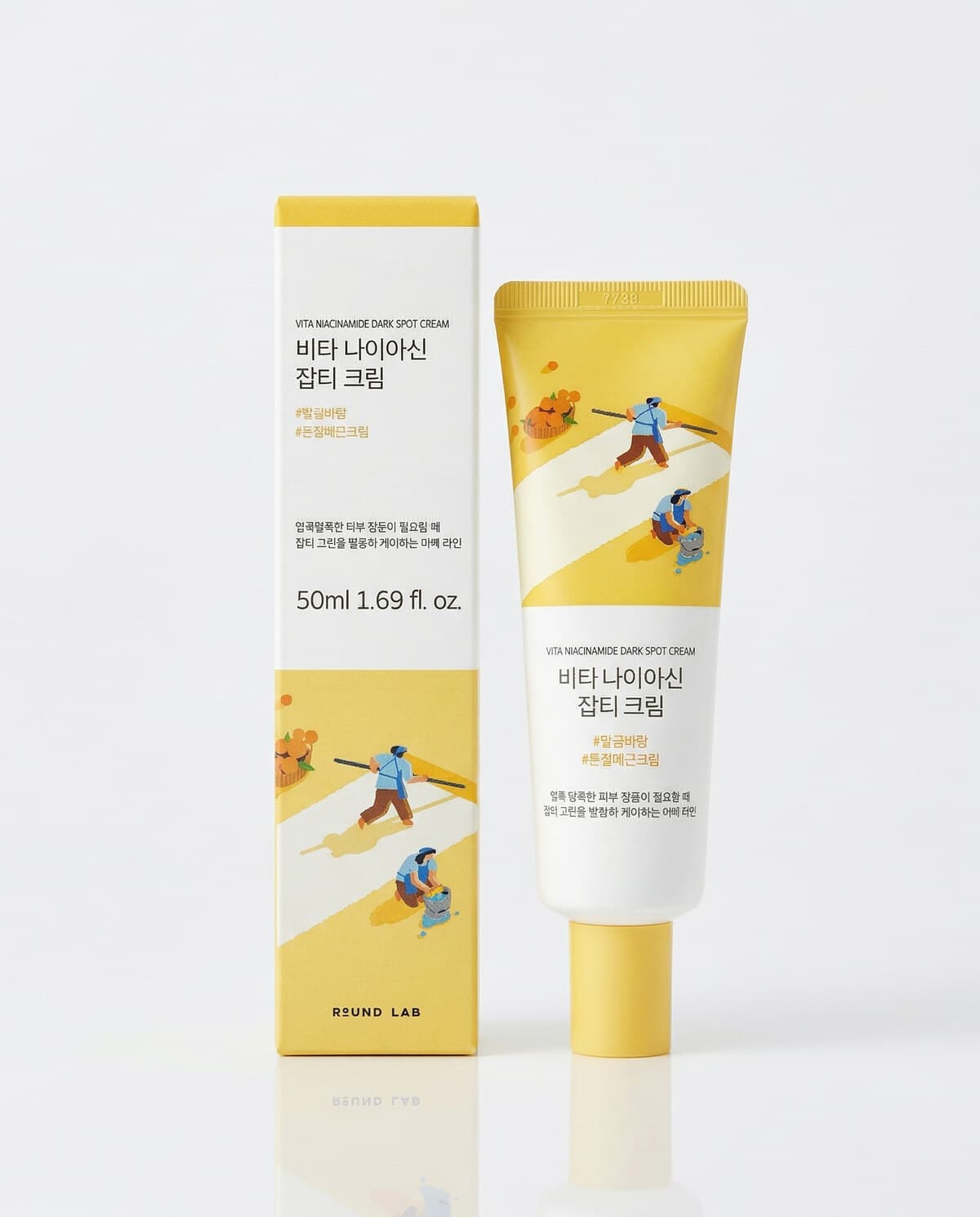 Round Lab Vita Niacinamide Dark Spot Cream, осветляющий крем с ниацинамидом, 50мл