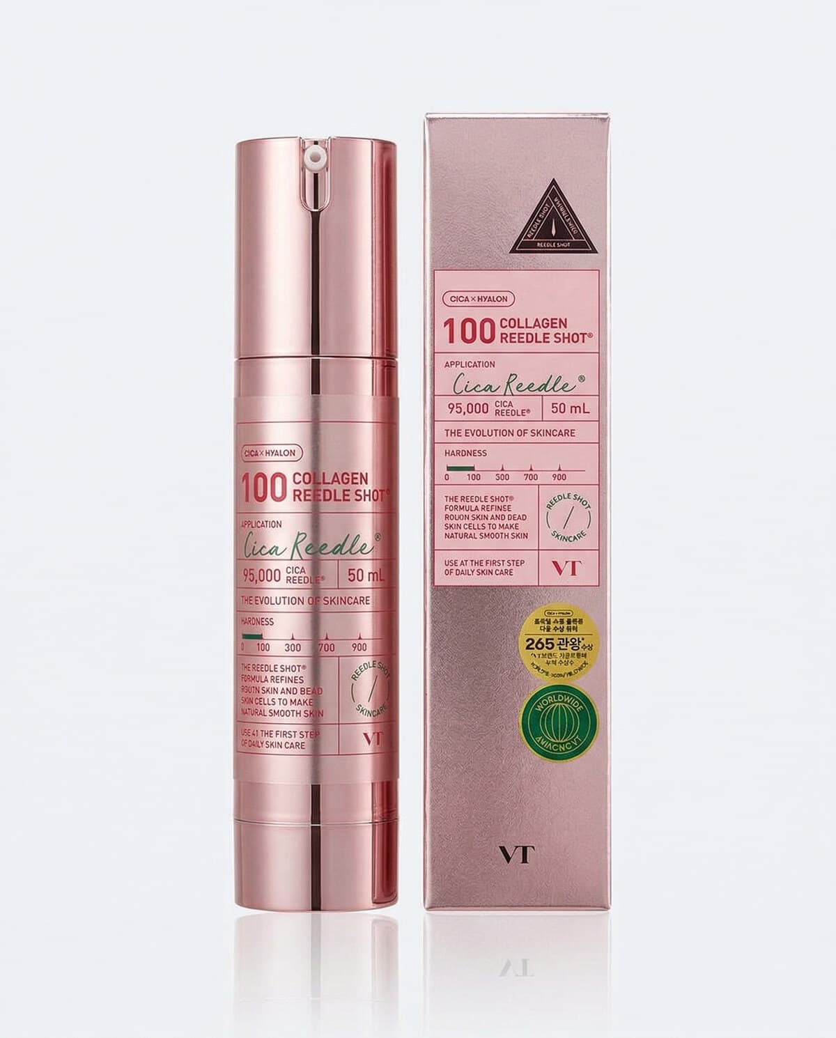 VT Cosmetics Collagen Reedle Shot 100, бустер-сыворотка с микроиглами и коллагеном, 50мл