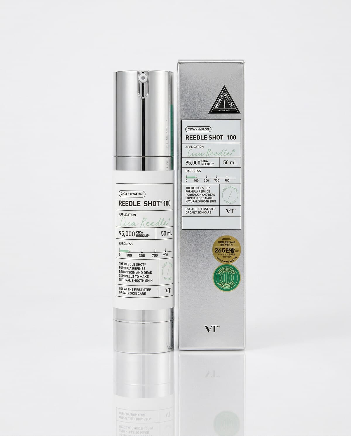 VT Cosmetics Reedle Shot 100, бустер-сыворотка с микроиглами против акне и пигментации, 50мл