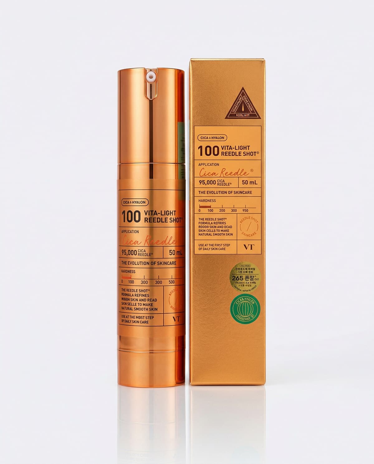 VT Cosmetics Vita-Light Reedle Shot 100, осветляющая сыворотка с микроиглами и витамином С, 50мл