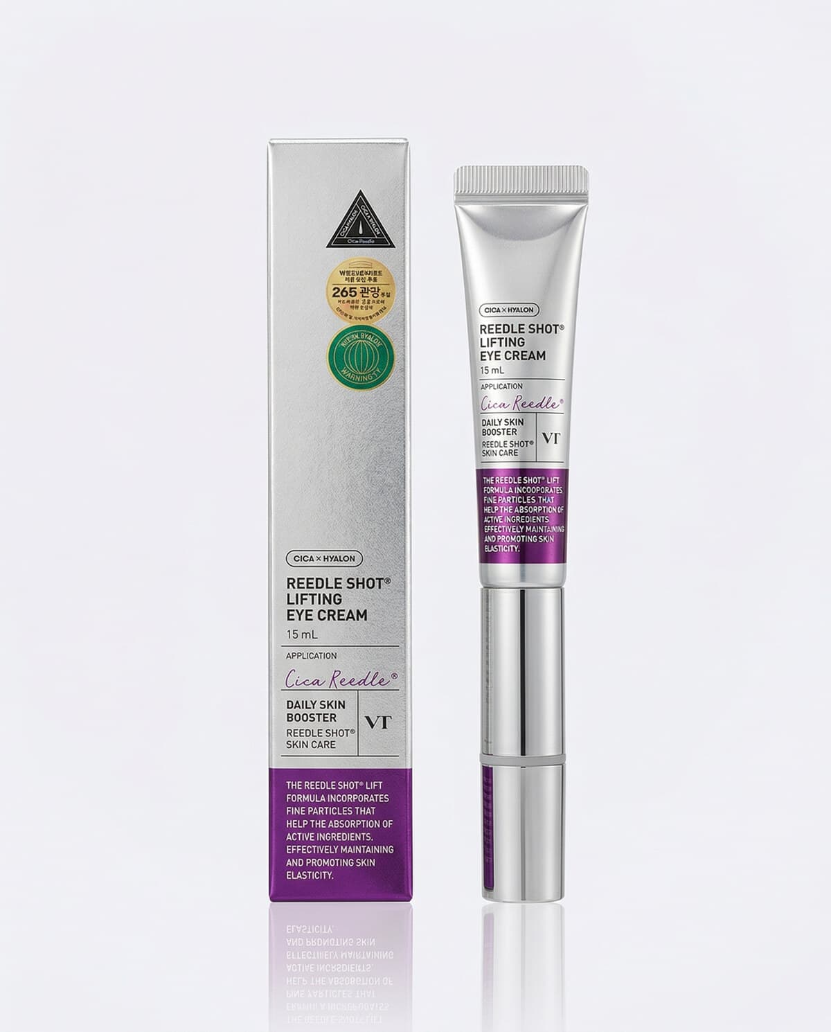 VT Cosmetics Reedle Shot Lifting Eye Cream, массажный лифтинг-крем для век с микроиглами, 15мл
