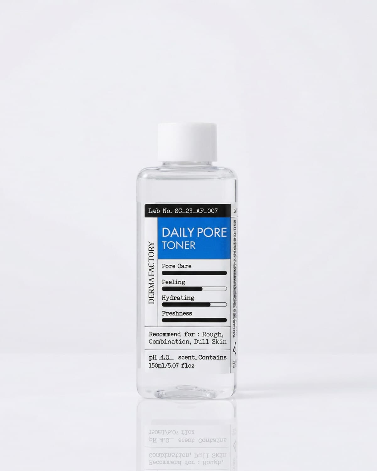 Derma Factory Daily Pore Toner, тонер с кислотами для очищения пор, 150мл