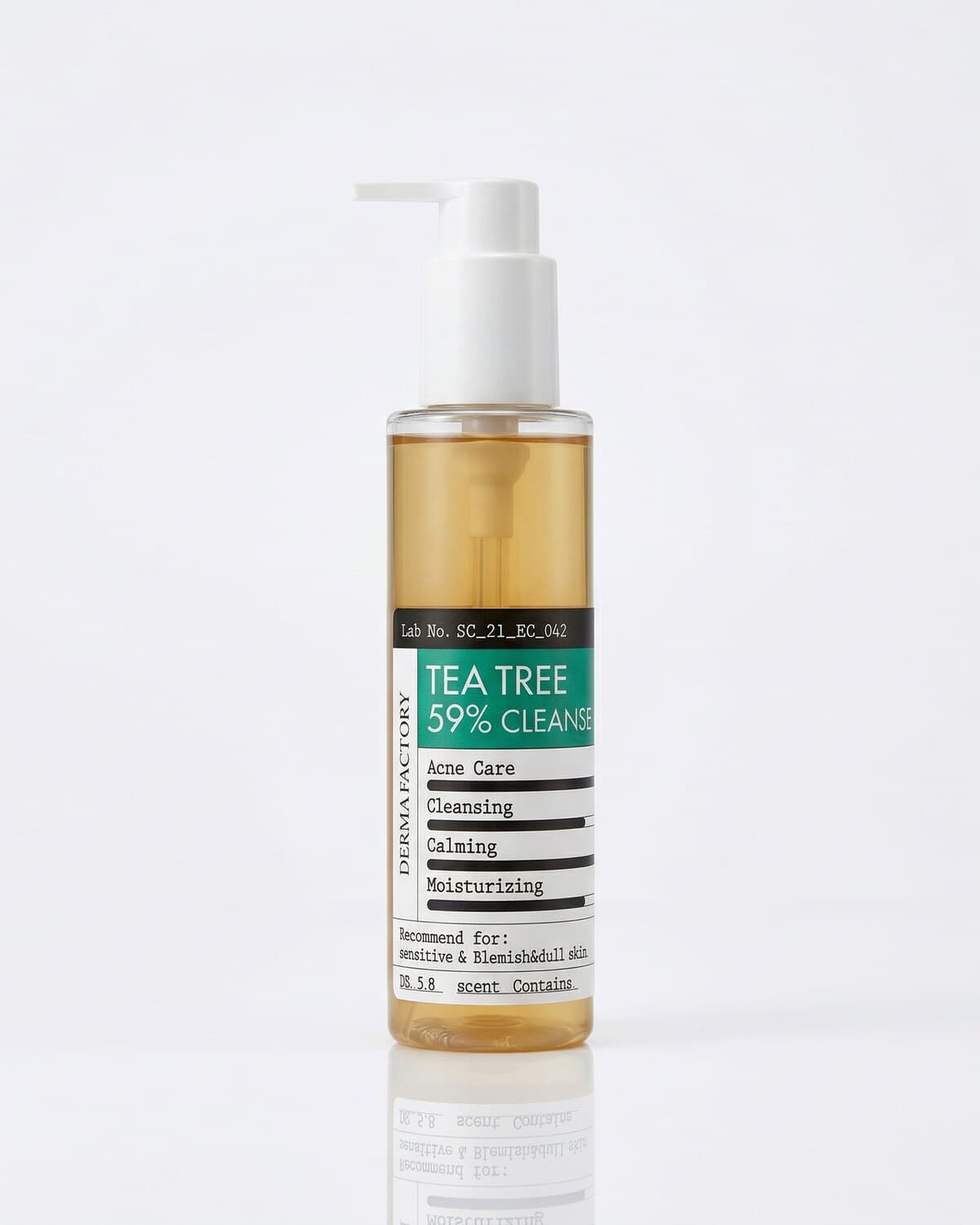 Derma Factory Tea Tree 59% Cleanser, гель для умывания с чайным деревом, 150мл
