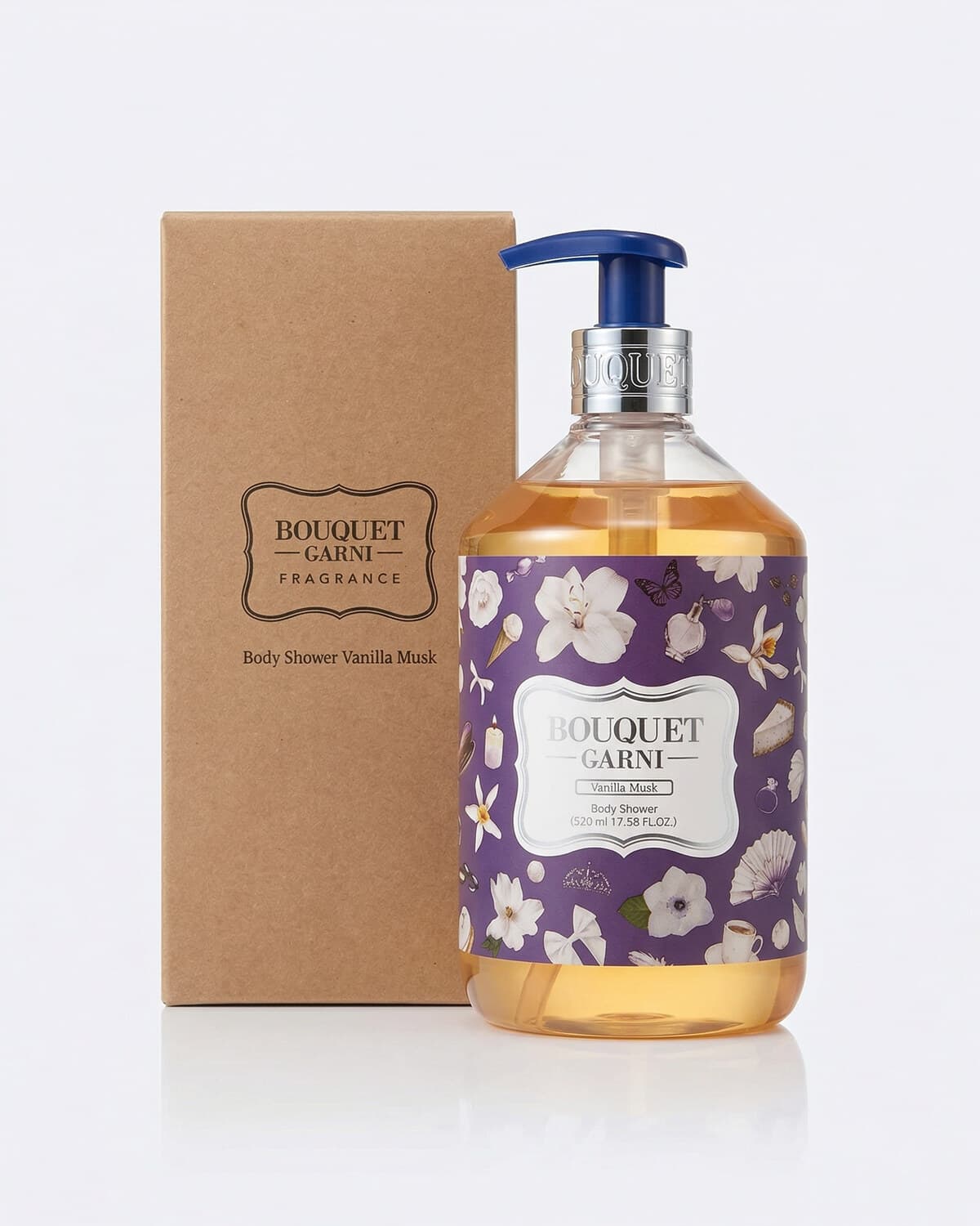 Bouquet Garni Парфюмированный лосьон для тела Vanilla Musk (Ваниль и мускус), 520мл