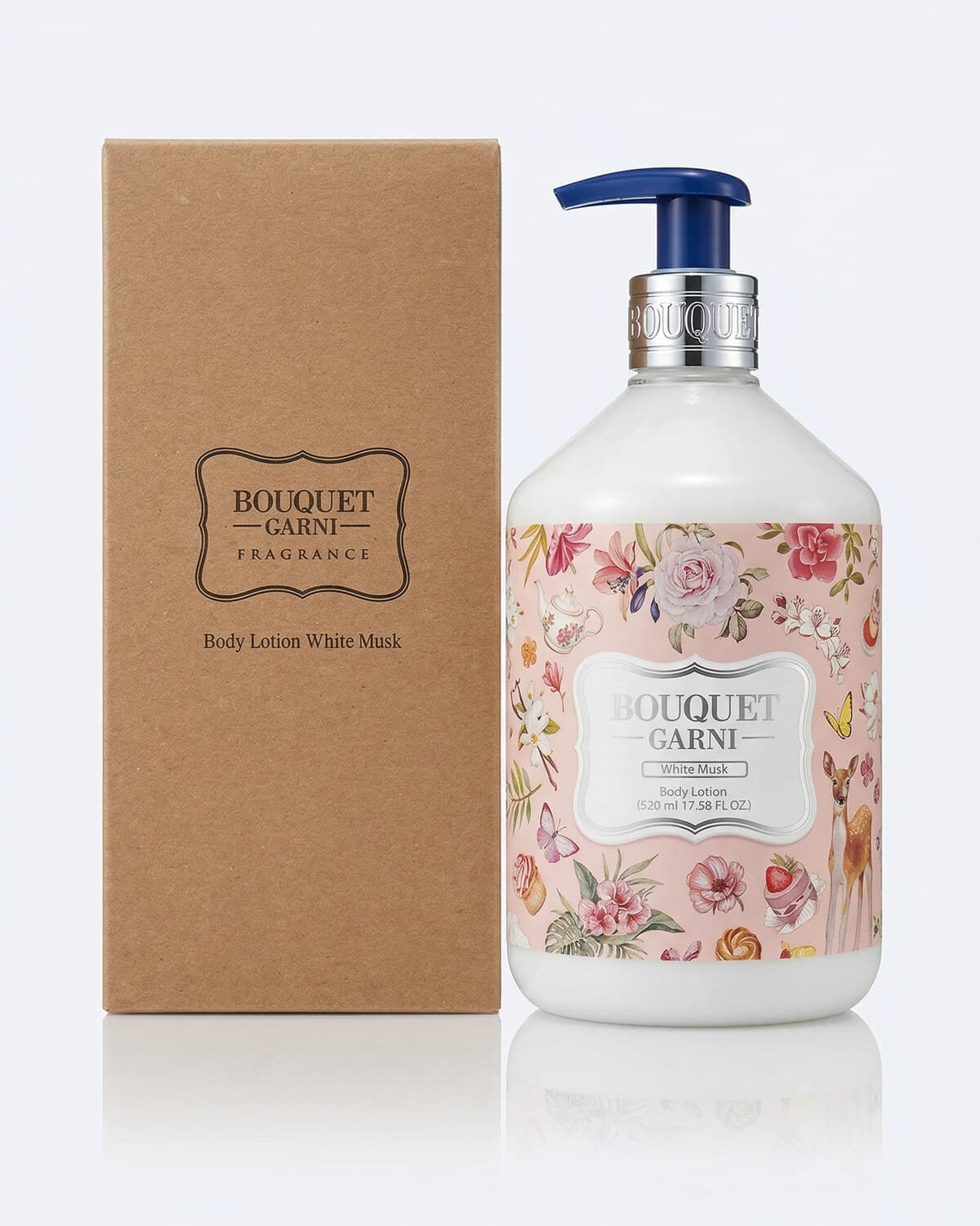Bouquet Garni Парфюмированный лосьон для тела White Musk (Белый мускус), 520мл
