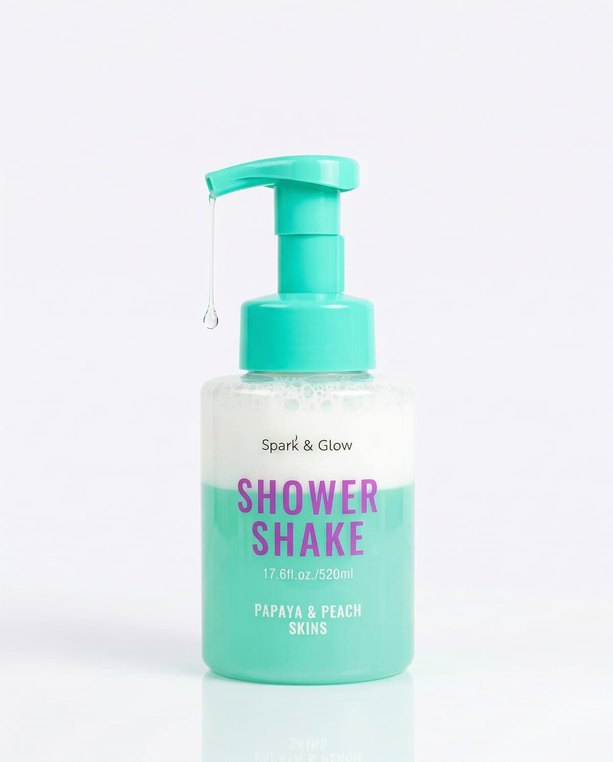 Spark&Glow Shower Shake Papaya & Peach, гель-шейк для душа с папайей и персиком, 300мл