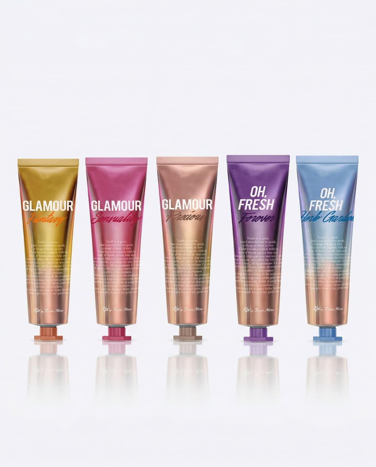 Kiss by Rosemine Fragrance Cream Glamour Precious, парфюмированный крем для тела, мандарин и жасмин, 140мл