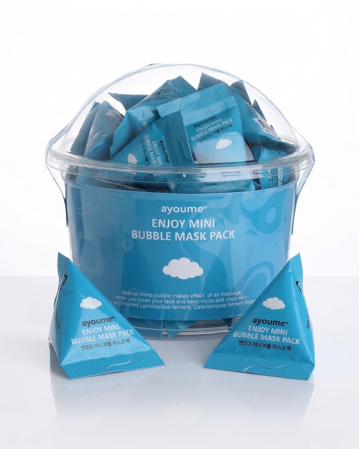 Ayoume Enjoy Mini Bubble Mask Pack, очищающая пузырьковая маска, упаковка 30шт х 3г