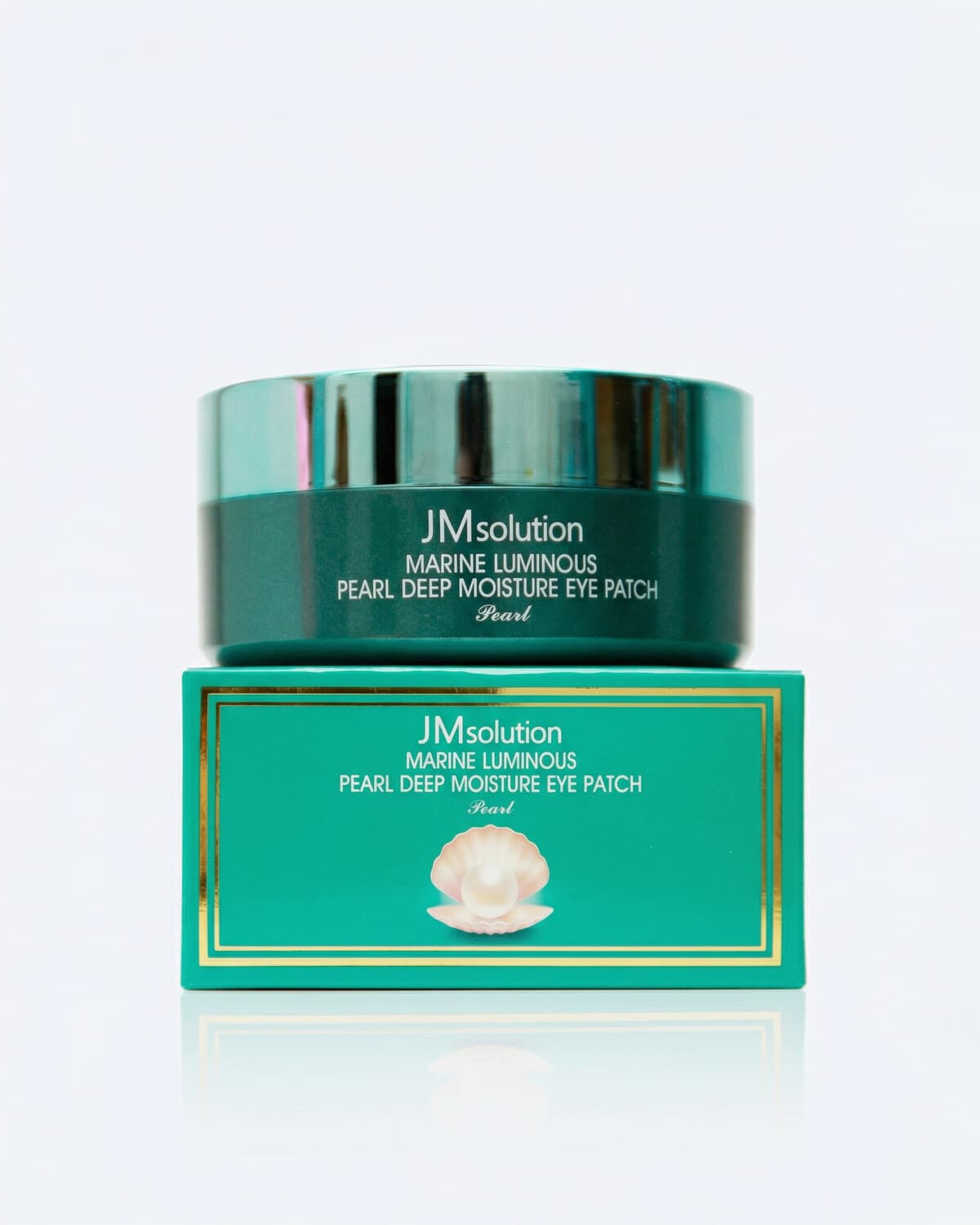 JM Solution Marine Luminous Pearl Deep Moisture Eye Patch, гидрогелевые патчи с жемчугом и морским комплексом