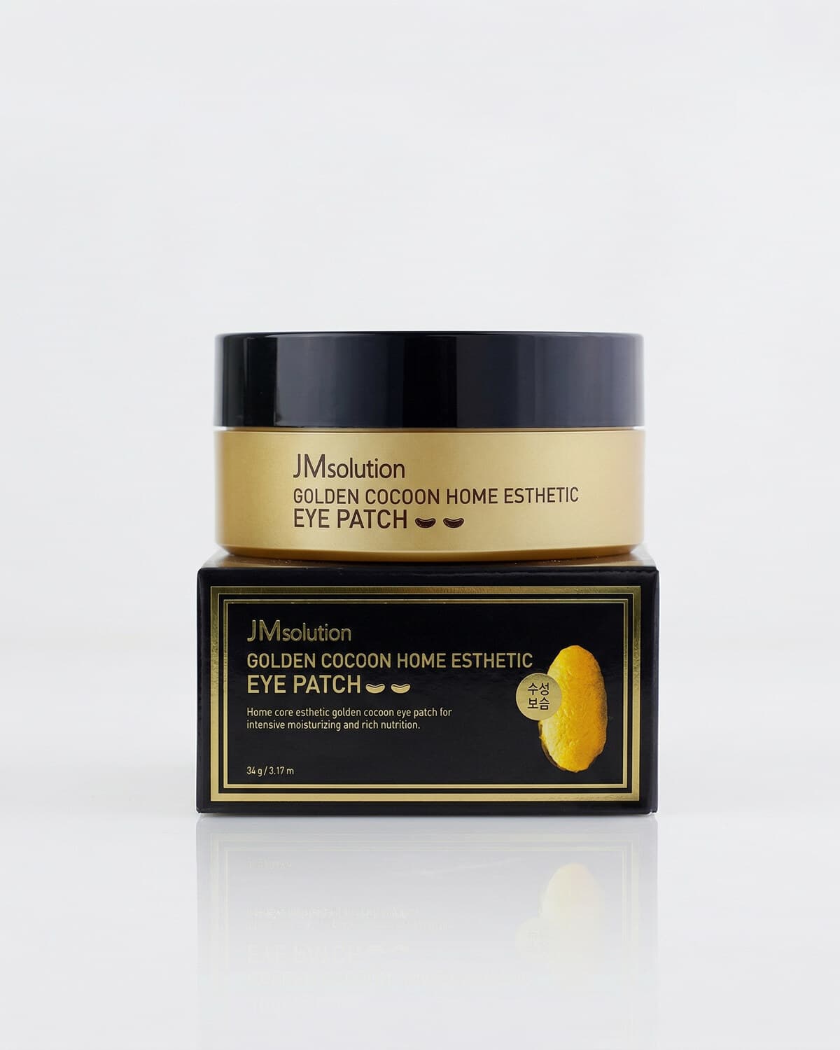 JM Solution Golden Cocoon Home Esthetic Eye Patch, премиум-патчи с коконом золотого шелкопряда