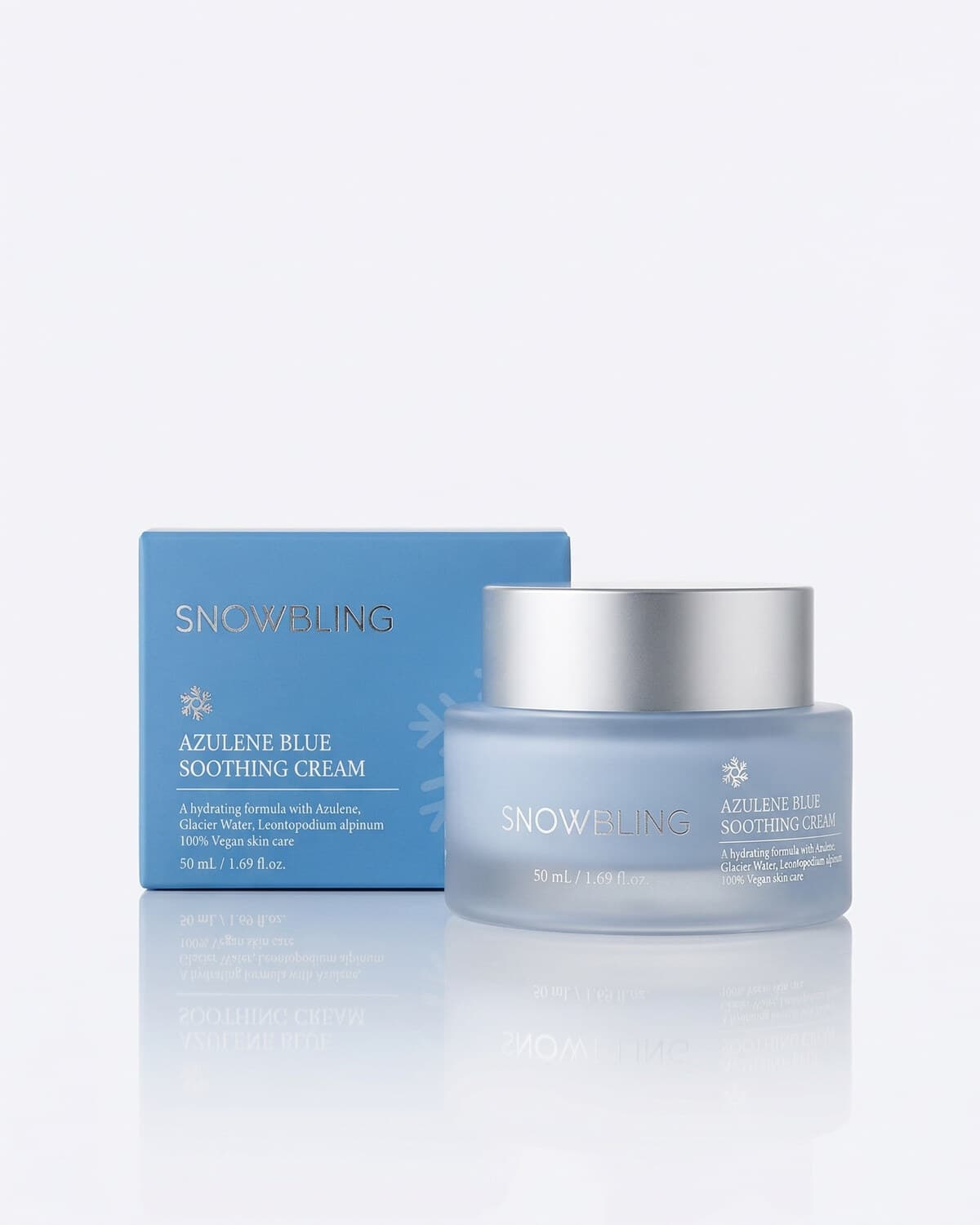 Snowbling Azulene Blue Soothing Cream, успокаивающий крем с азуленом, 50мл