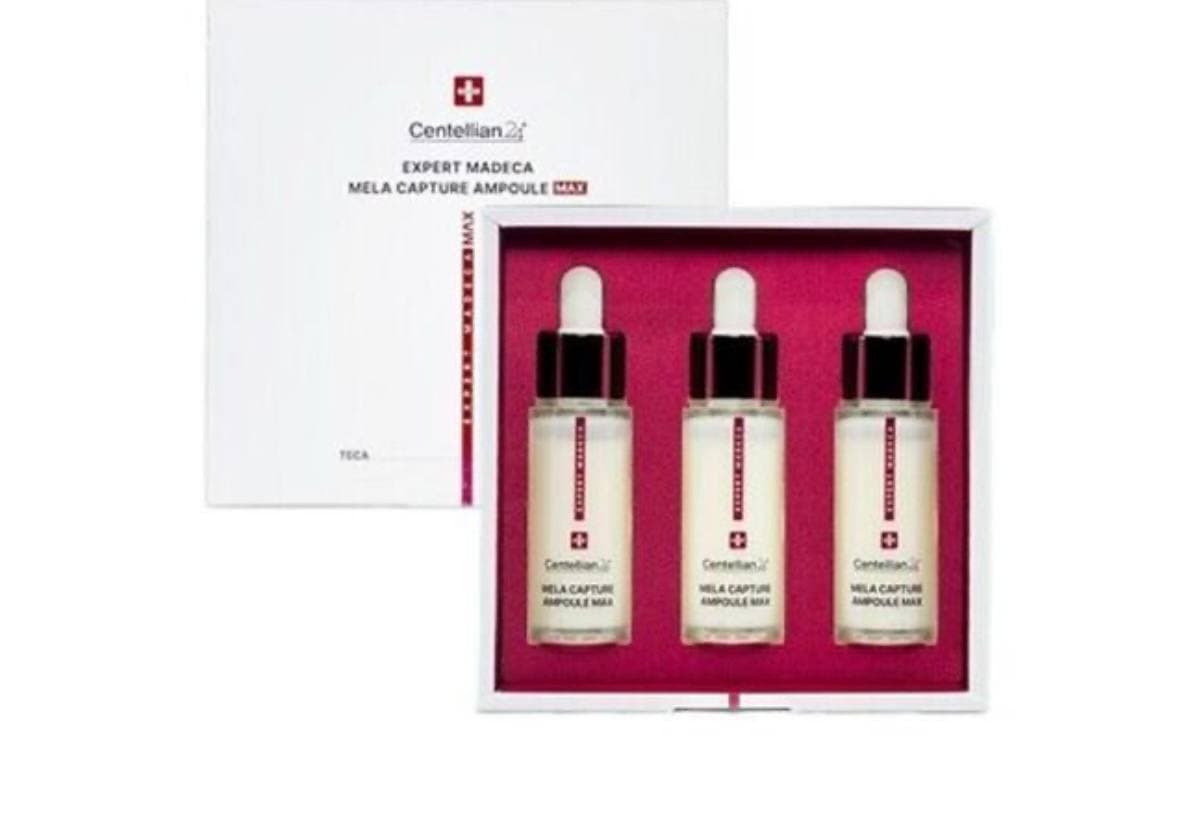Centellian24 Expert Madeca Mela Capture Ampoule Max Season 4, набор ампул для сияния, 15мл x3