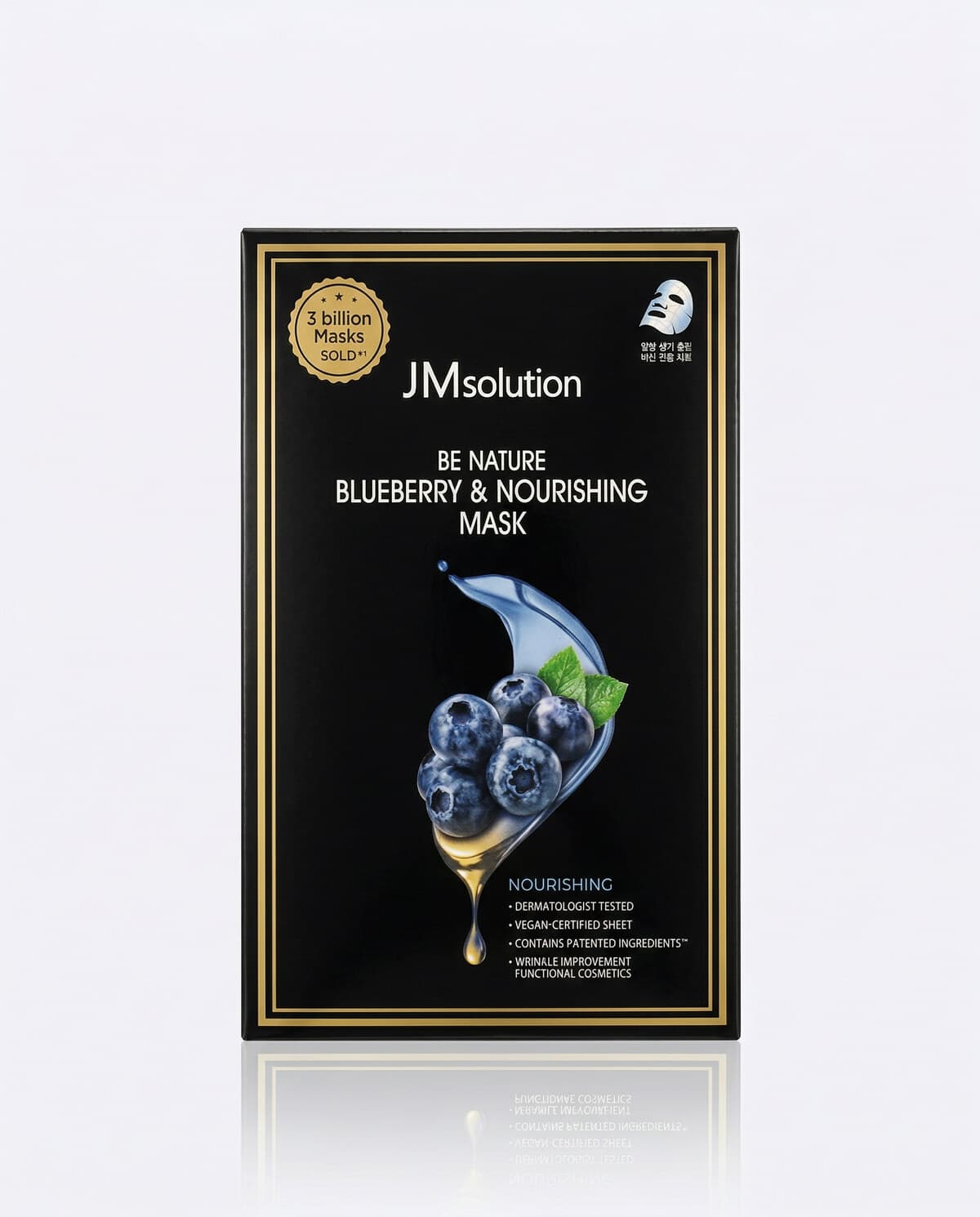 JMsolution Be Nature Blueberry Nourishing Mask, питательная маска с голубикой, 30мл