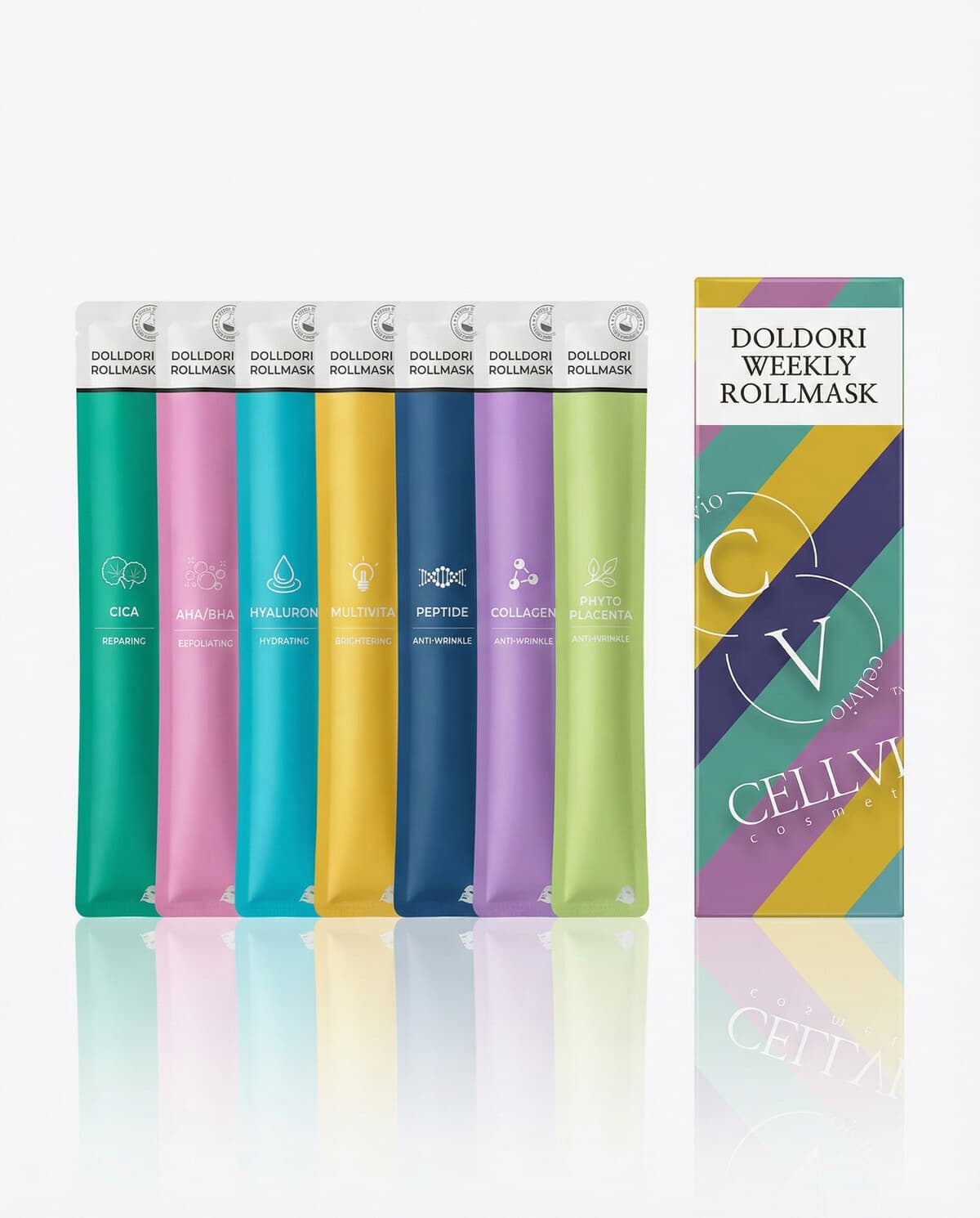 Cellvio Doldori Weekly Roll Mask, маска для семидневного ухода штучно, 25мл