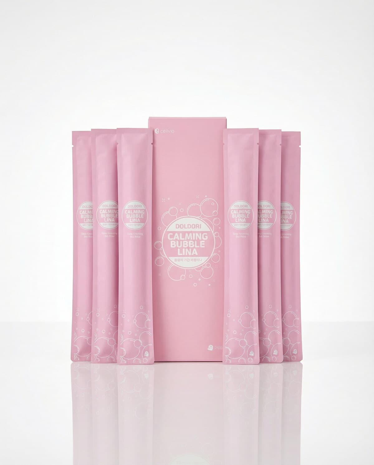 Cellvio Doldori Bubble Lina Moisture Roll Mask, пузырьковая тканевая маска штучно, 25мл