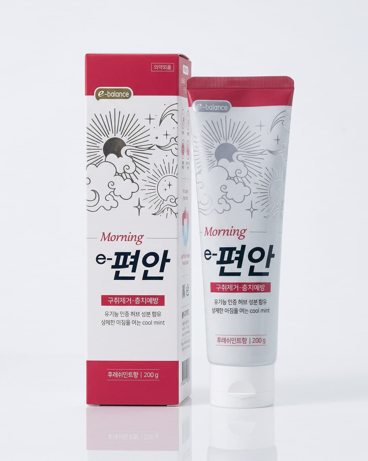 Kumho Dental Pharm Зубная паста «Сияние и свежесть» E-Balance Morning Shining & Fresh Toothpaste, 200г