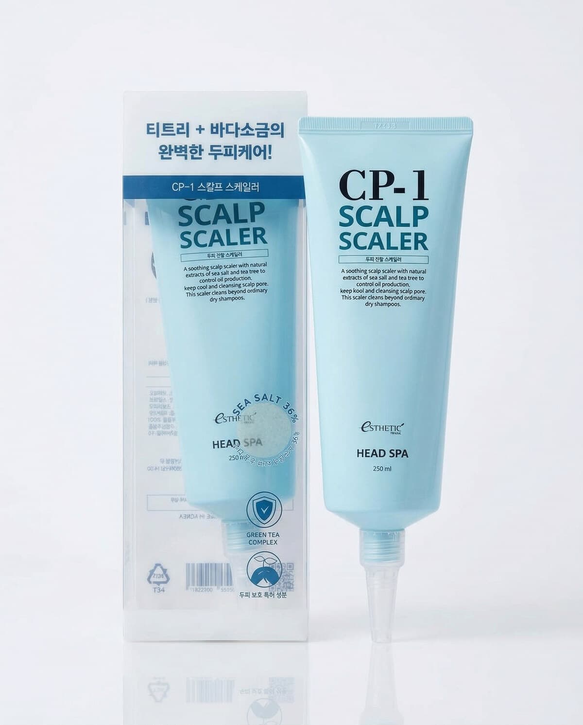 Esthetic House CP-1 Head SPA Scalp Scaler, шампунь-скраб с морской солью, 250мл
