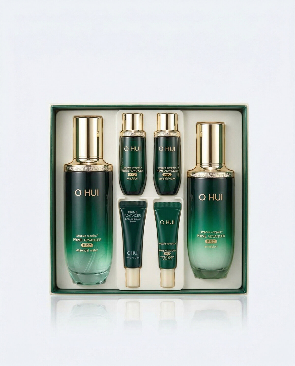 OHUI Prime Advancer Pro Set, премиум-антивозрастной набор с ламинином