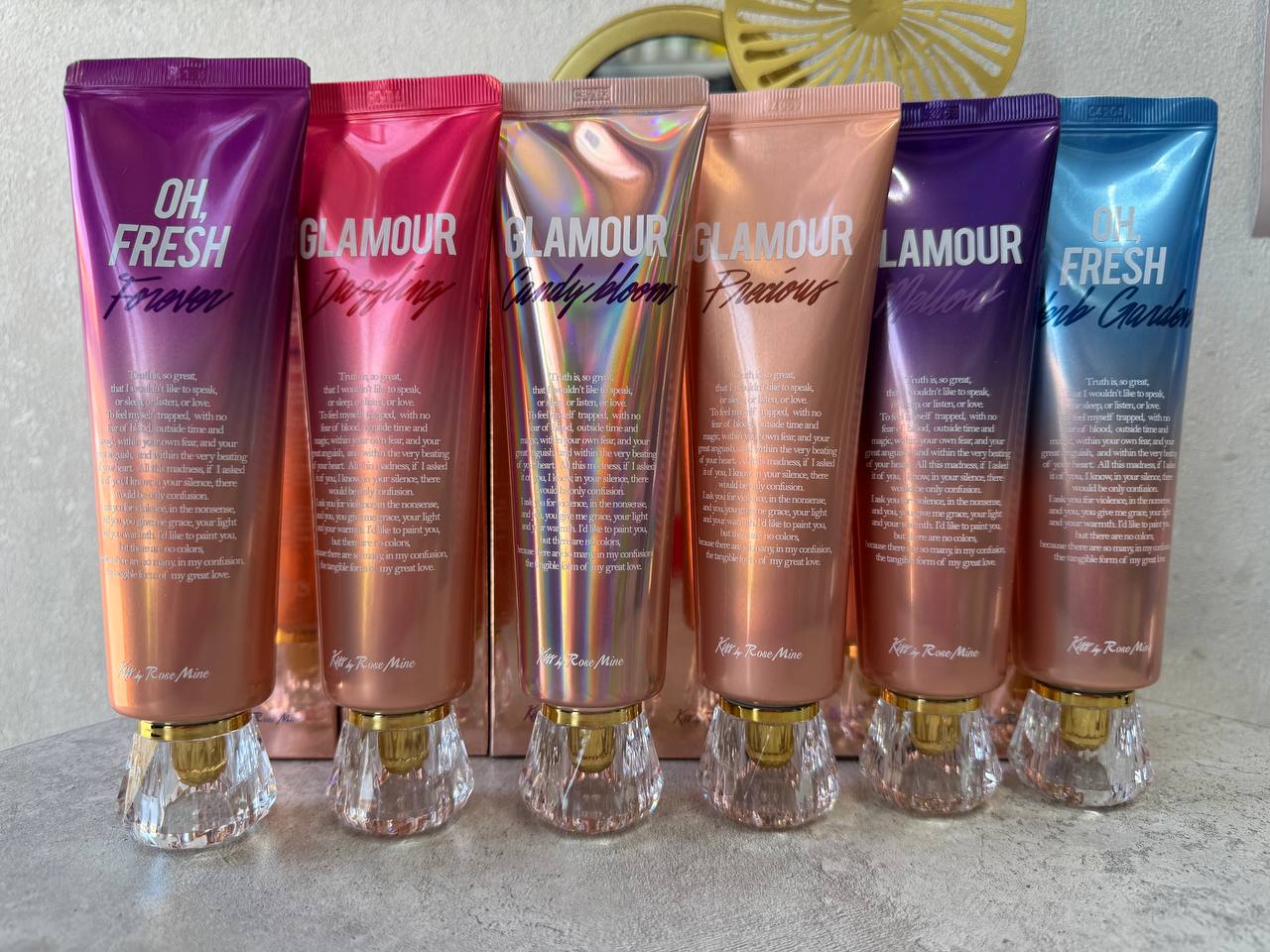 Парфюмированные кремы для тела Kiss by Rosemine Fragrance Cream