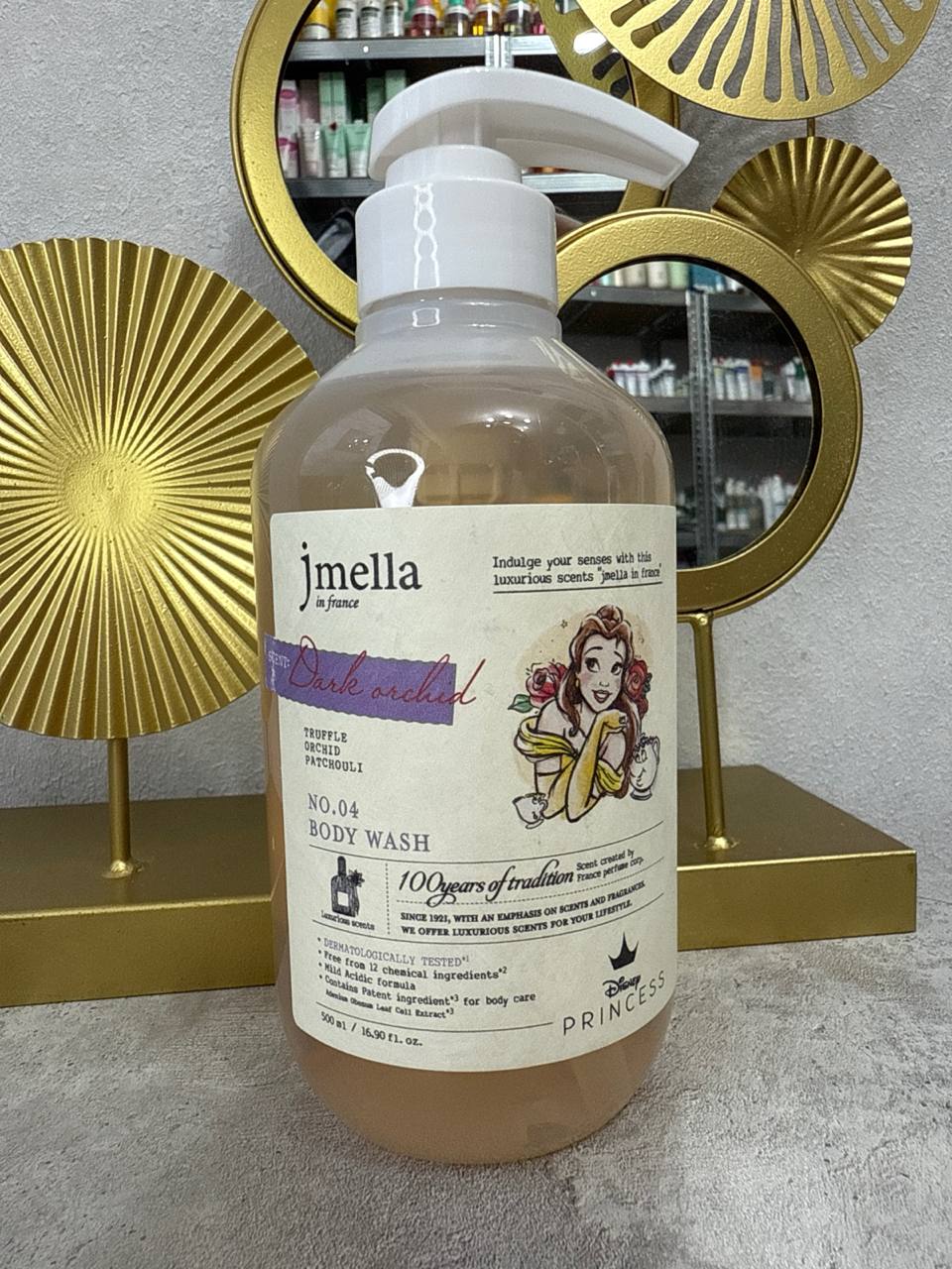 Парфюмированный гель для душа с ароматом орхидеи Jmella in France Disney Body Wash 04 Dark Orchid