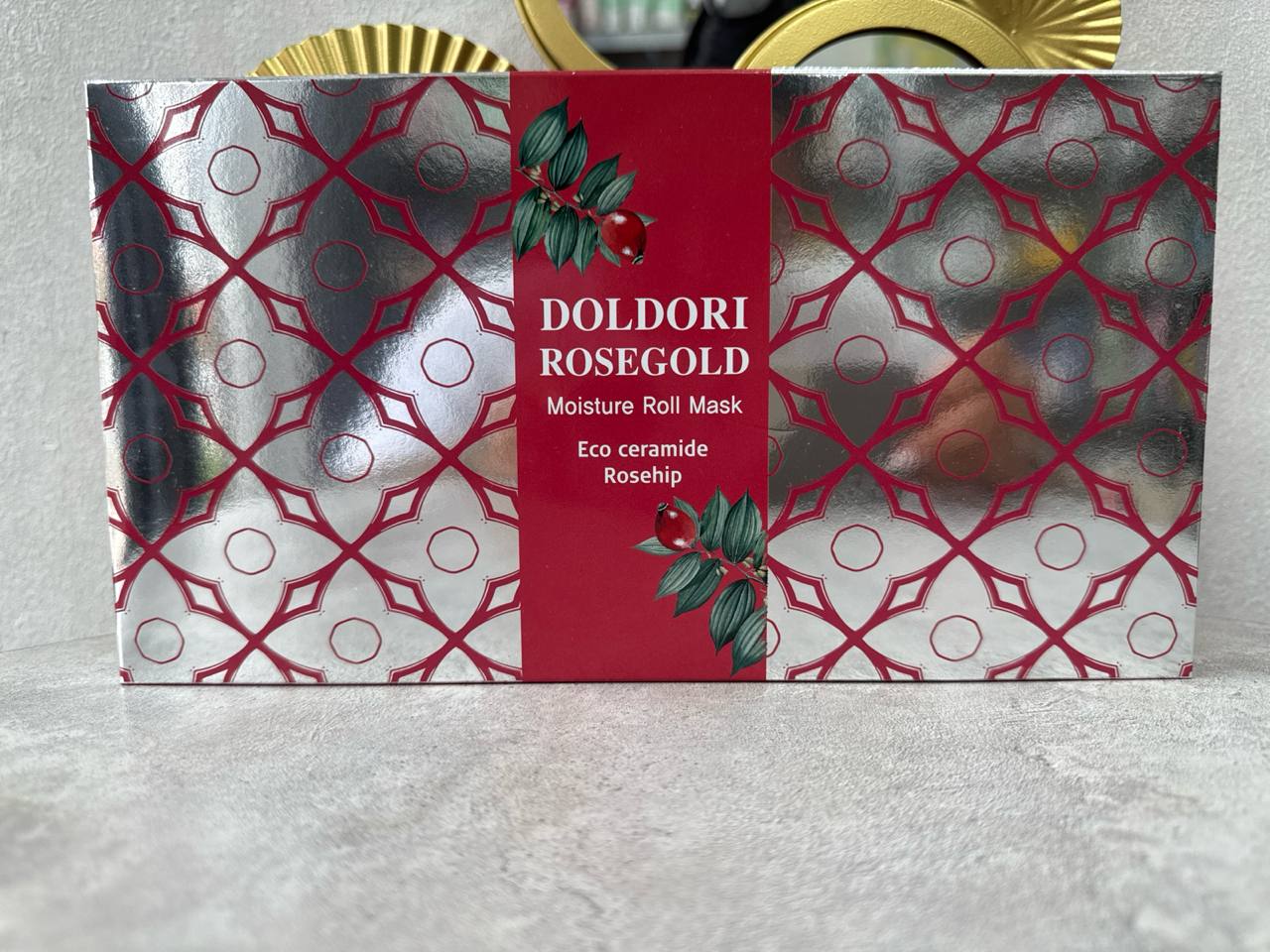 CELLVIO Тканевая маска с золотом и экстрактом шиповника Doldori Rose Gold